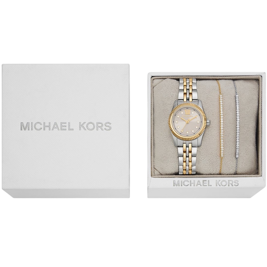 Đồng hồ MK nữ Michael Kors Lexington Pavé Two-Tone Watch MK4815 5