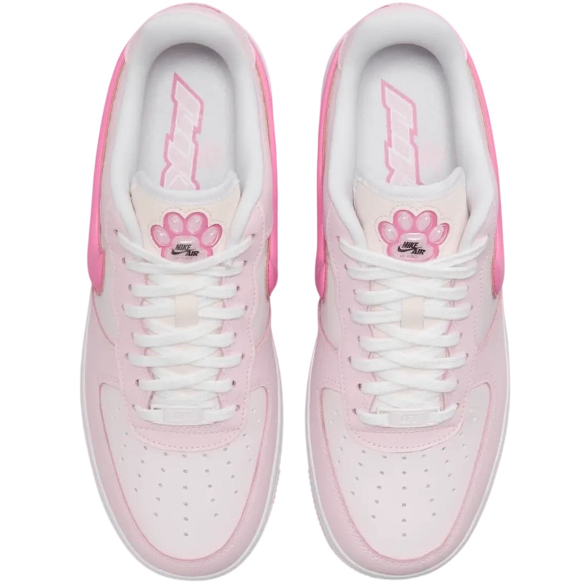 Giày Nike nữ Air Force 1 Low 07 LX Paw Print White Pink HM3696-661 14