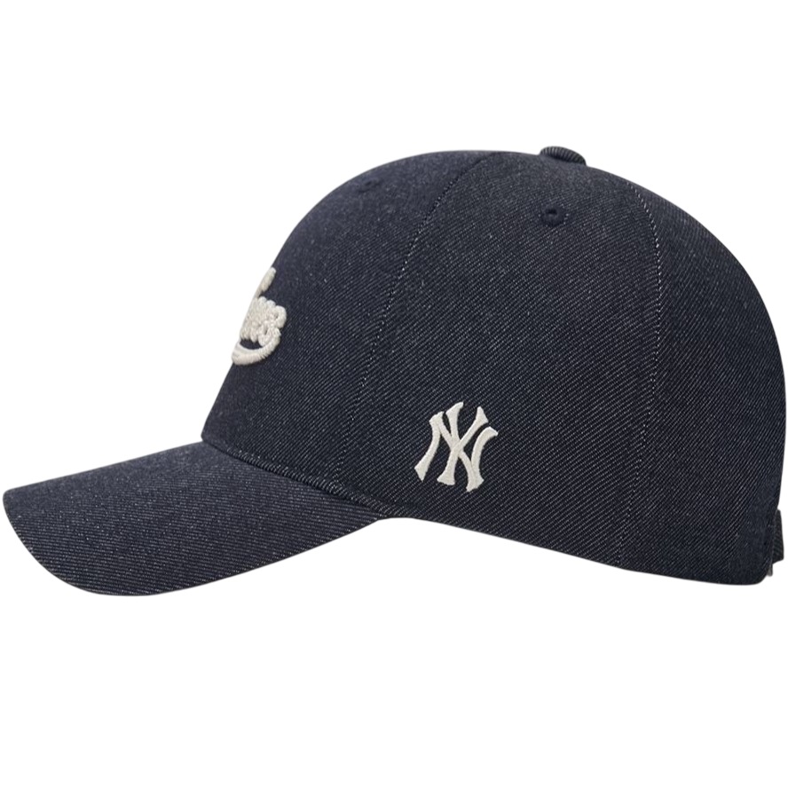 Nón MLB Denim Adjustable Soft Top Baseball Cap New York Yankees 3ACPQM04N-50NYD 3