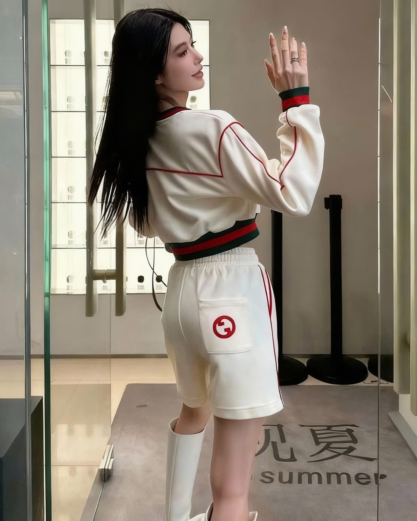 Set áo quần ngắn thun Gucci 3