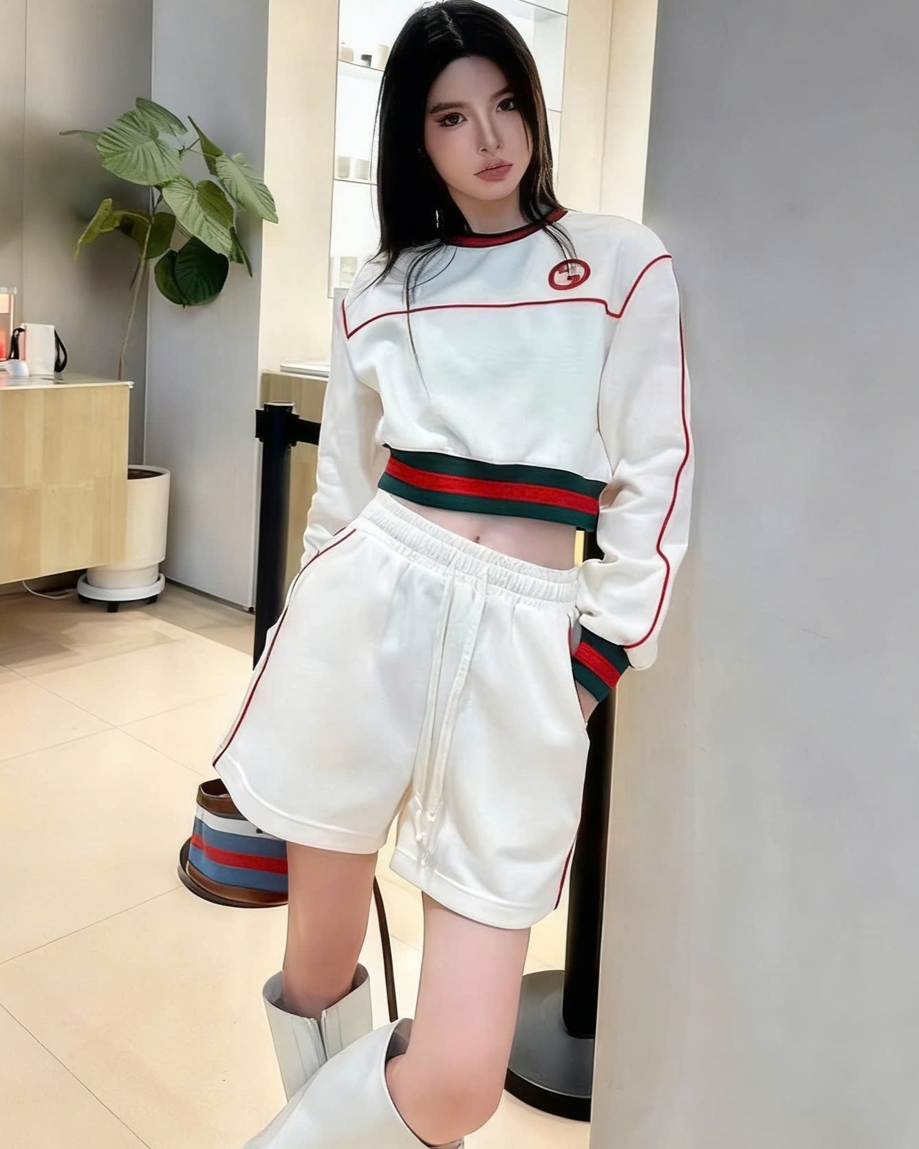 Set áo quần ngắn thun Gucci 4