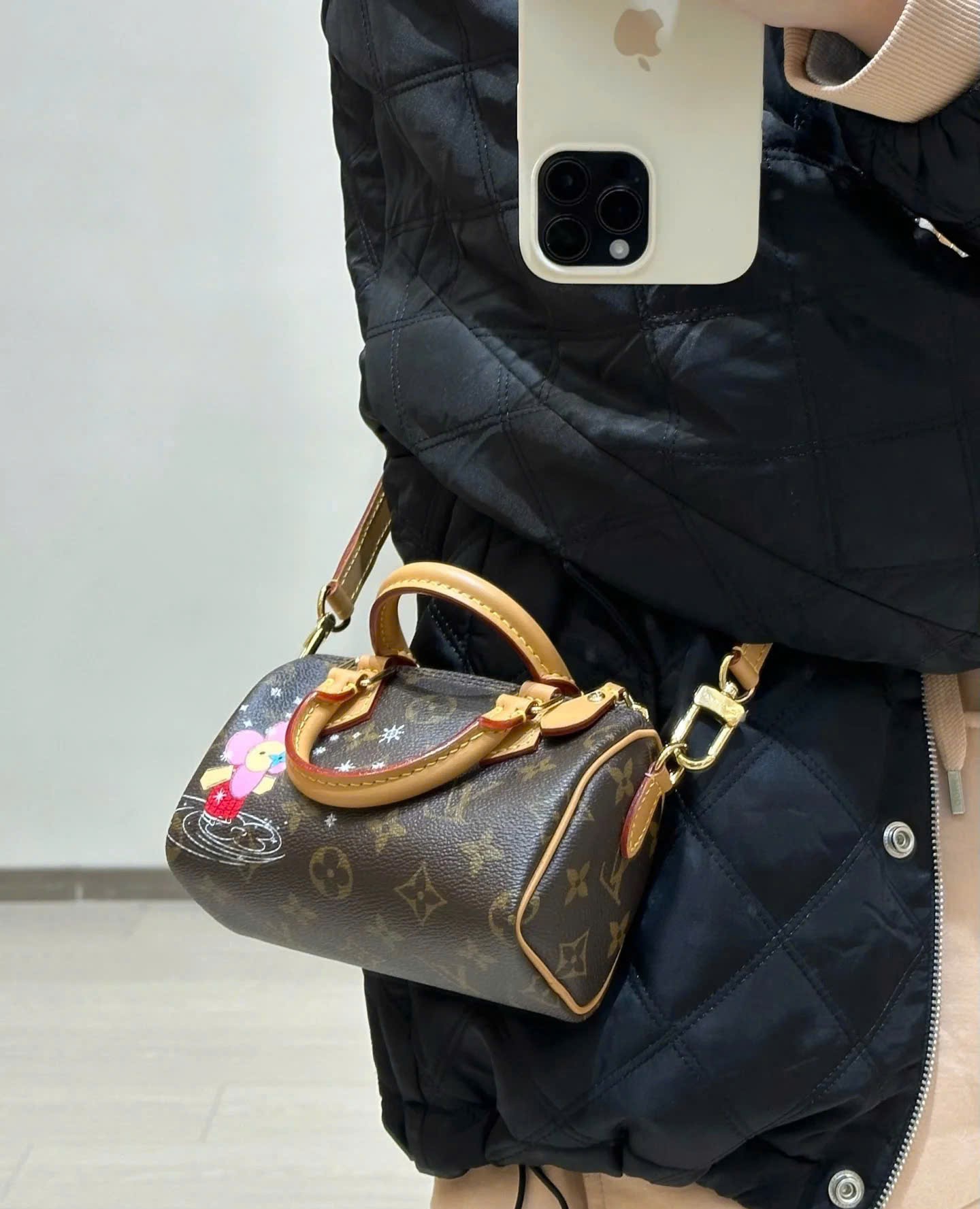 Túi trống LV Louis Vuitton Nano Speedy Monogram M82624 4