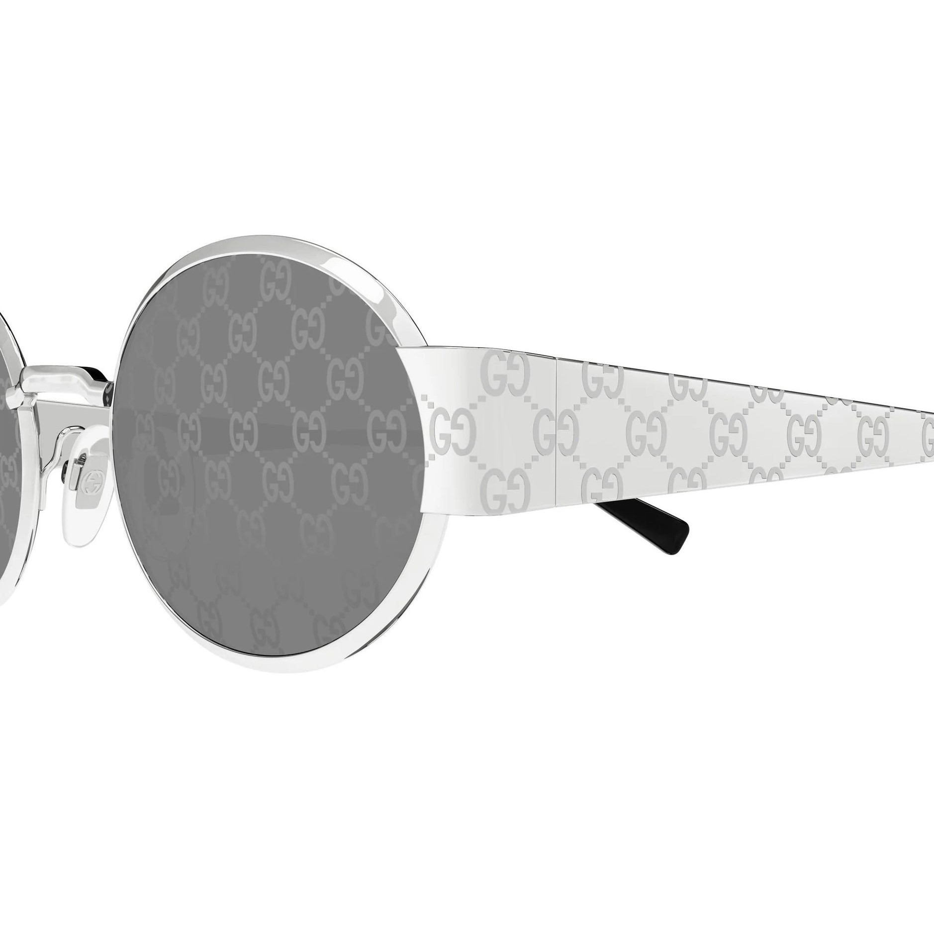 Kính Gucci Oval Sunglasses Silver GG1854S-002 3
