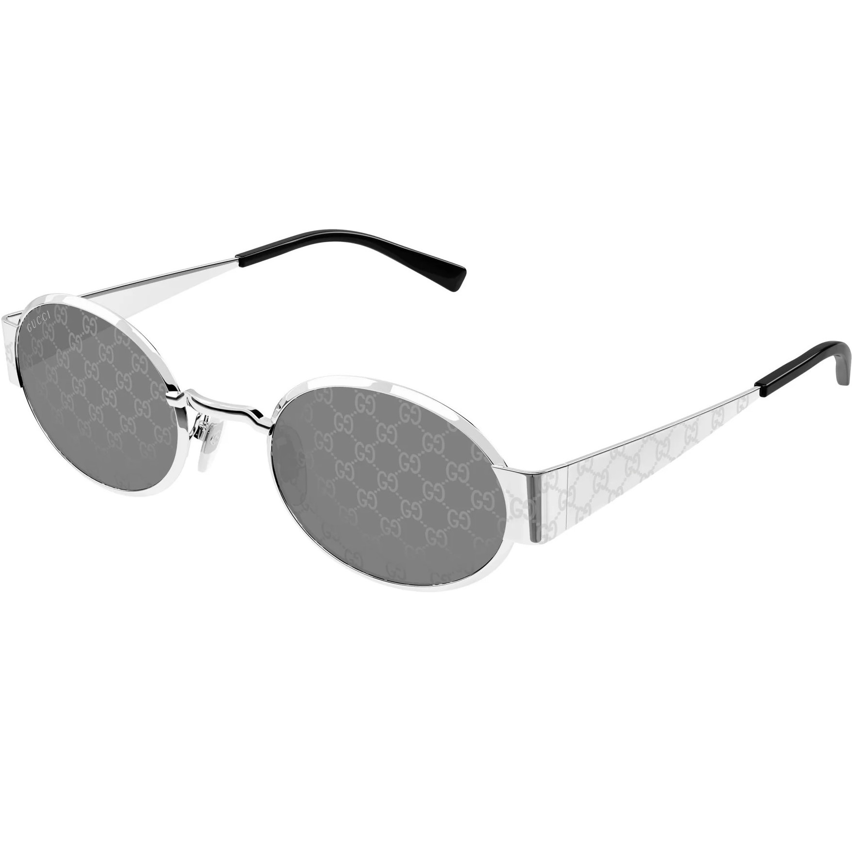 Kính Gucci Oval Sunglasses Silver GG1854S-002 7
