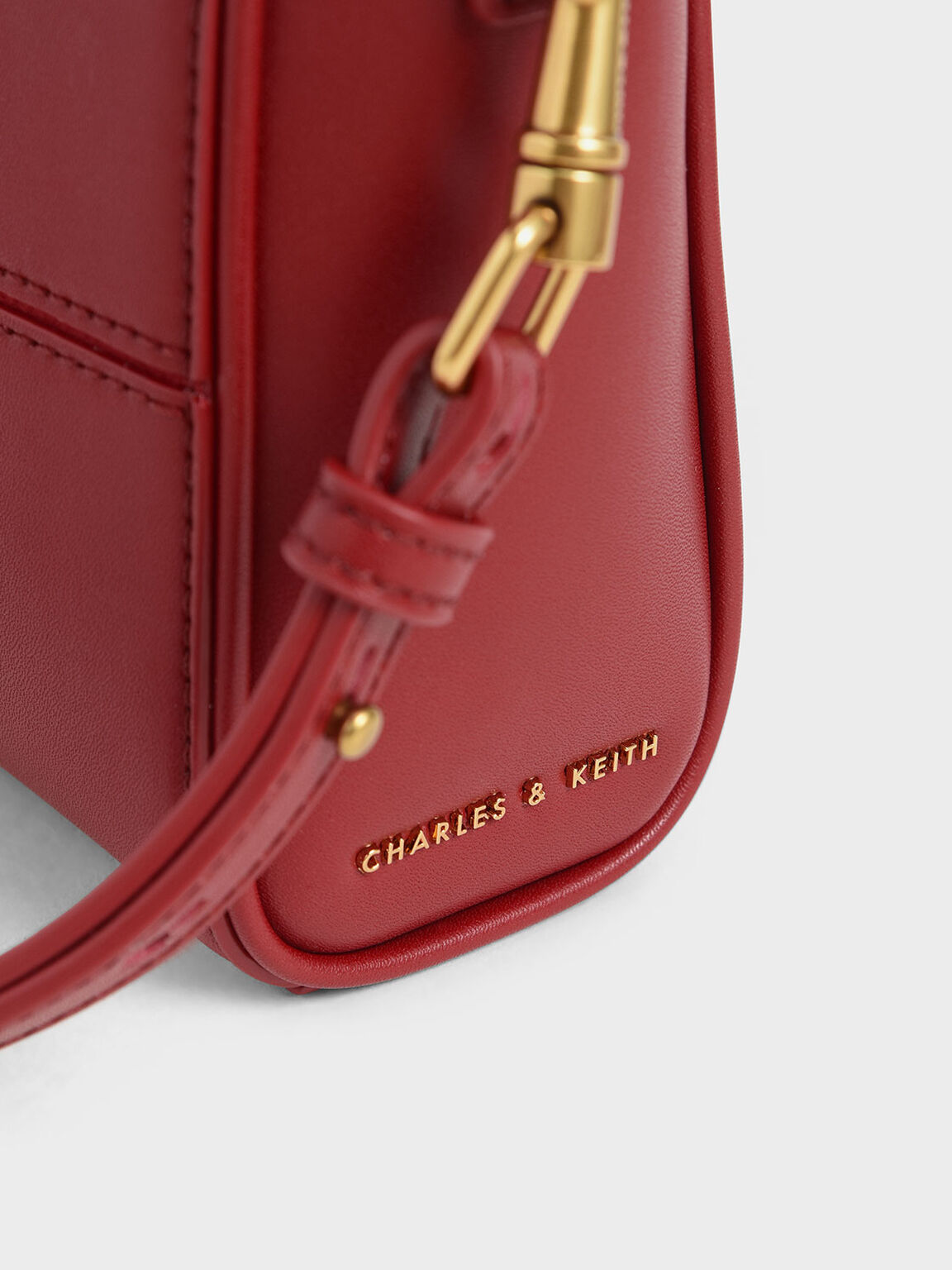 TÚI XÁCH NỮ CHARLES & KEITH TEXTURED PANELLED TOP HANDLE BAG 17