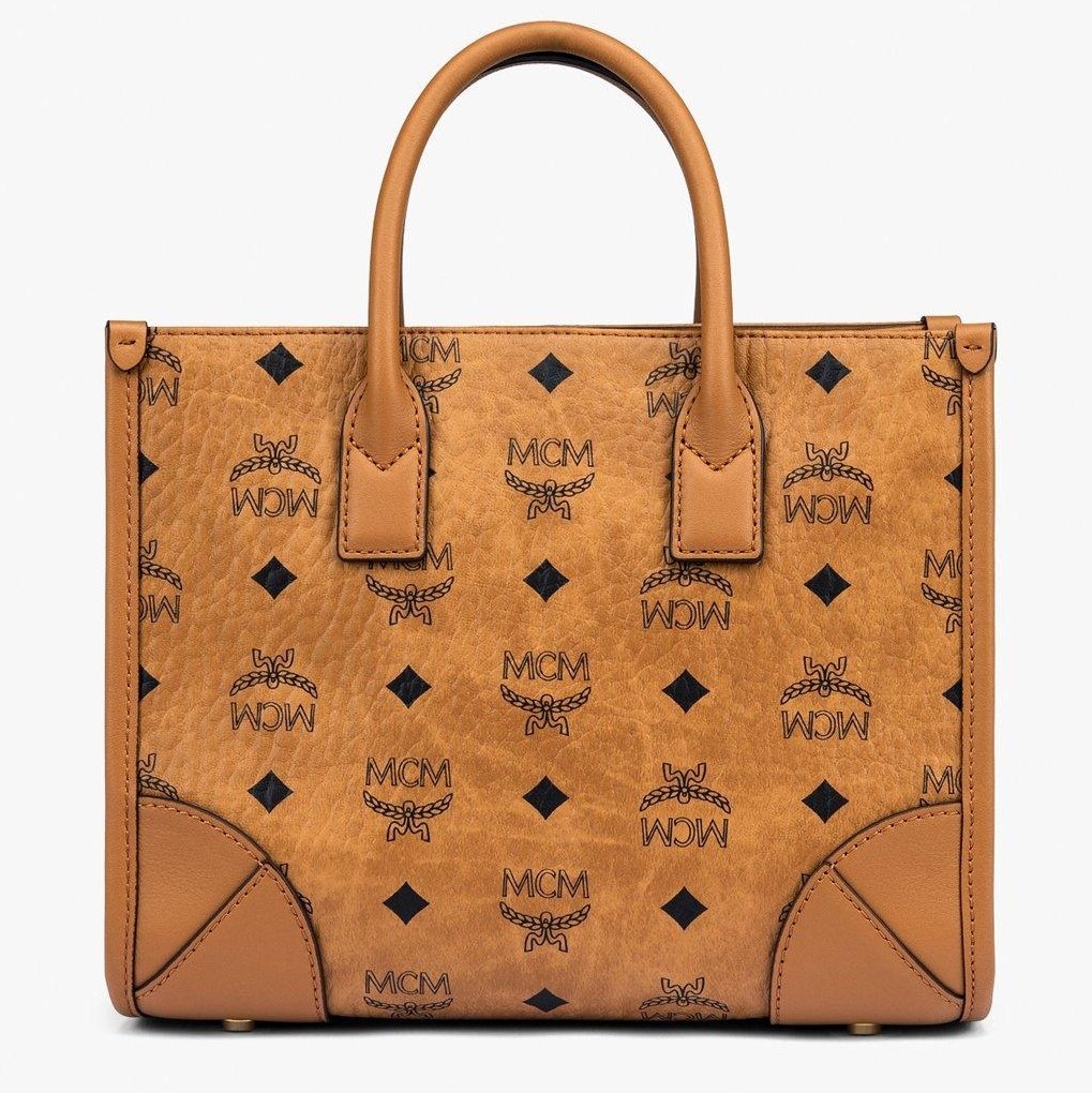 TÚI ĐEO CHÉO NỮ MCM SMALL MUNCHEN TOTE BAG IN VISETOS AND NAPPA LEATHER 7