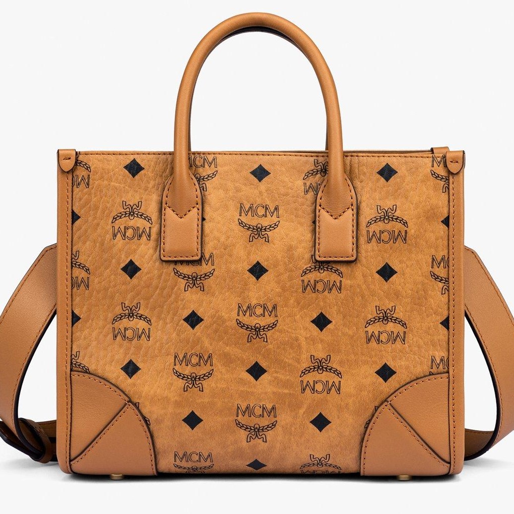 TÚI ĐEO CHÉO NỮ MCM SMALL MUNCHEN TOTE BAG IN VISETOS AND NAPPA LEATHER 9