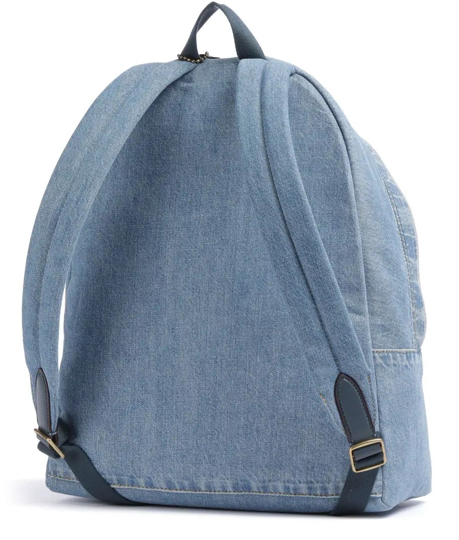 Balo Coach Cargo Backpack Brass Indigo CAT43 9