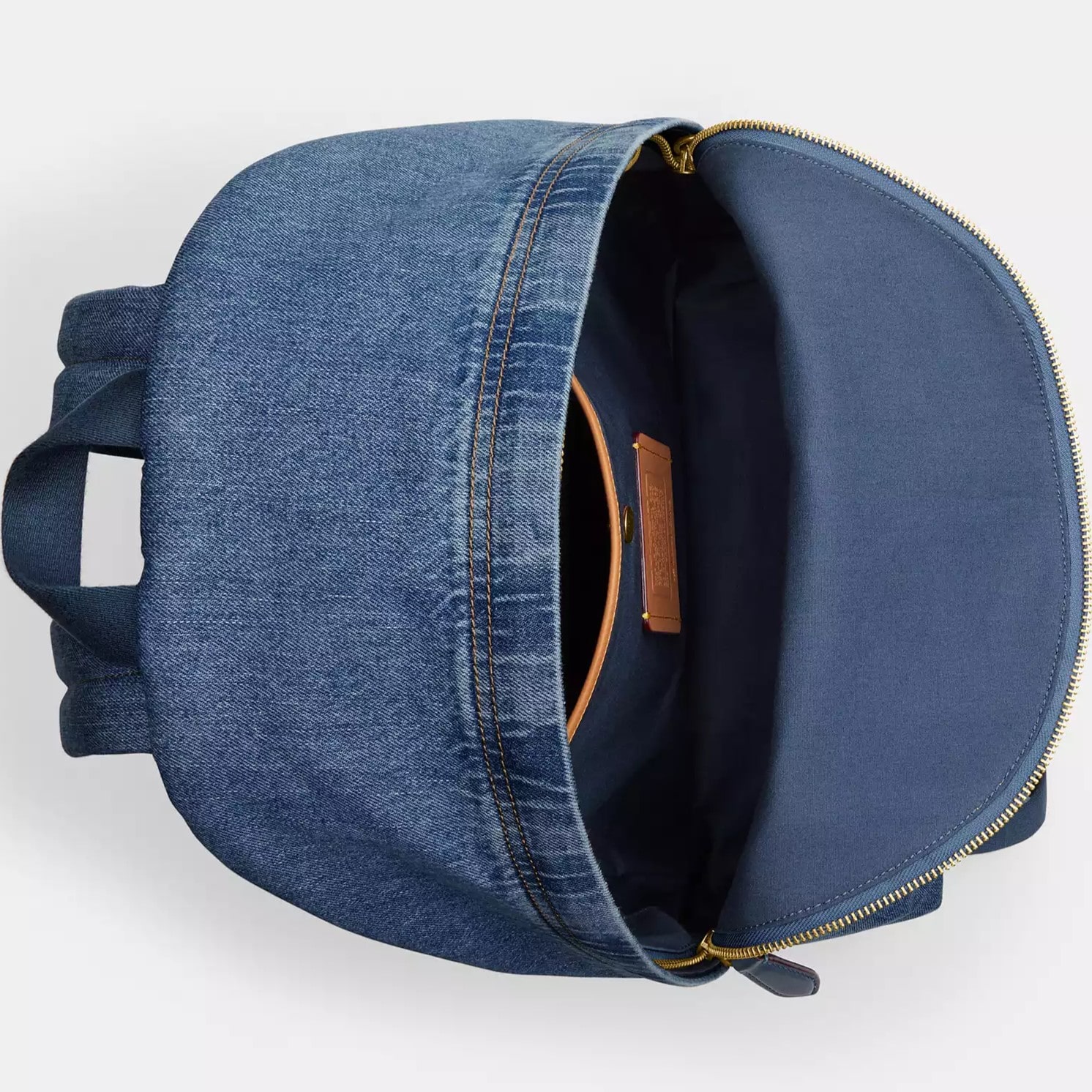 Balo Coach Cargo Backpack Brass Indigo CAT43 10