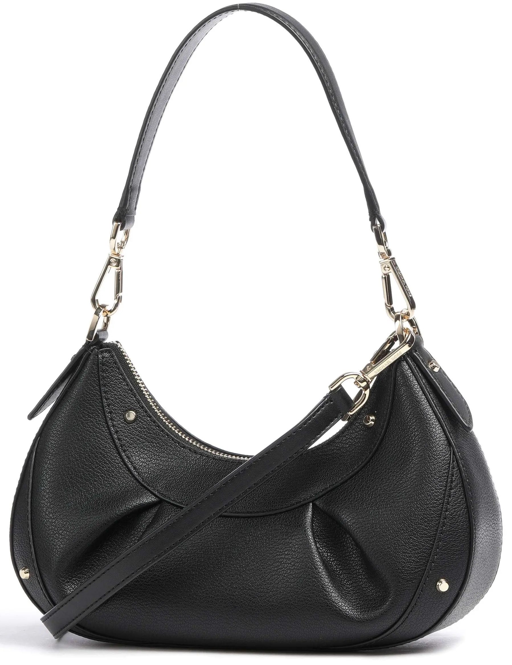 Túi xách MK nữ Michael Kors Enzo Small Convertible Pouchette Crossbody Bag Black 7