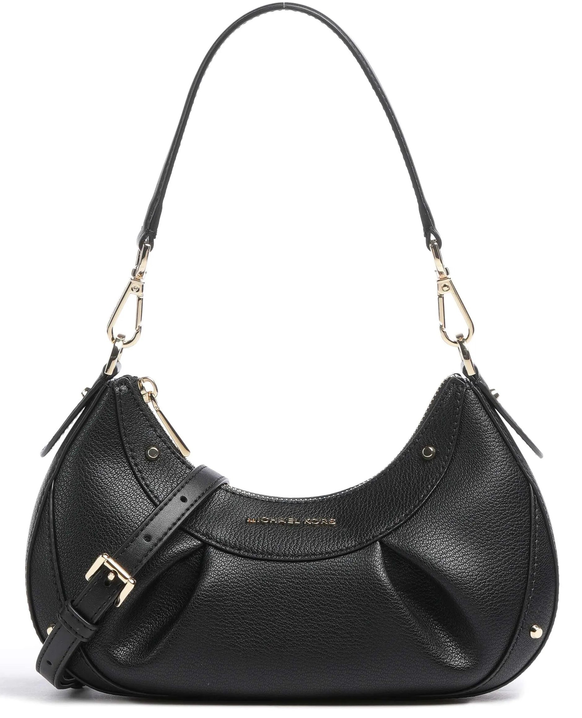Túi xách MK nữ Michael Kors Enzo Small Convertible Pouchette Crossbody Bag Black 8