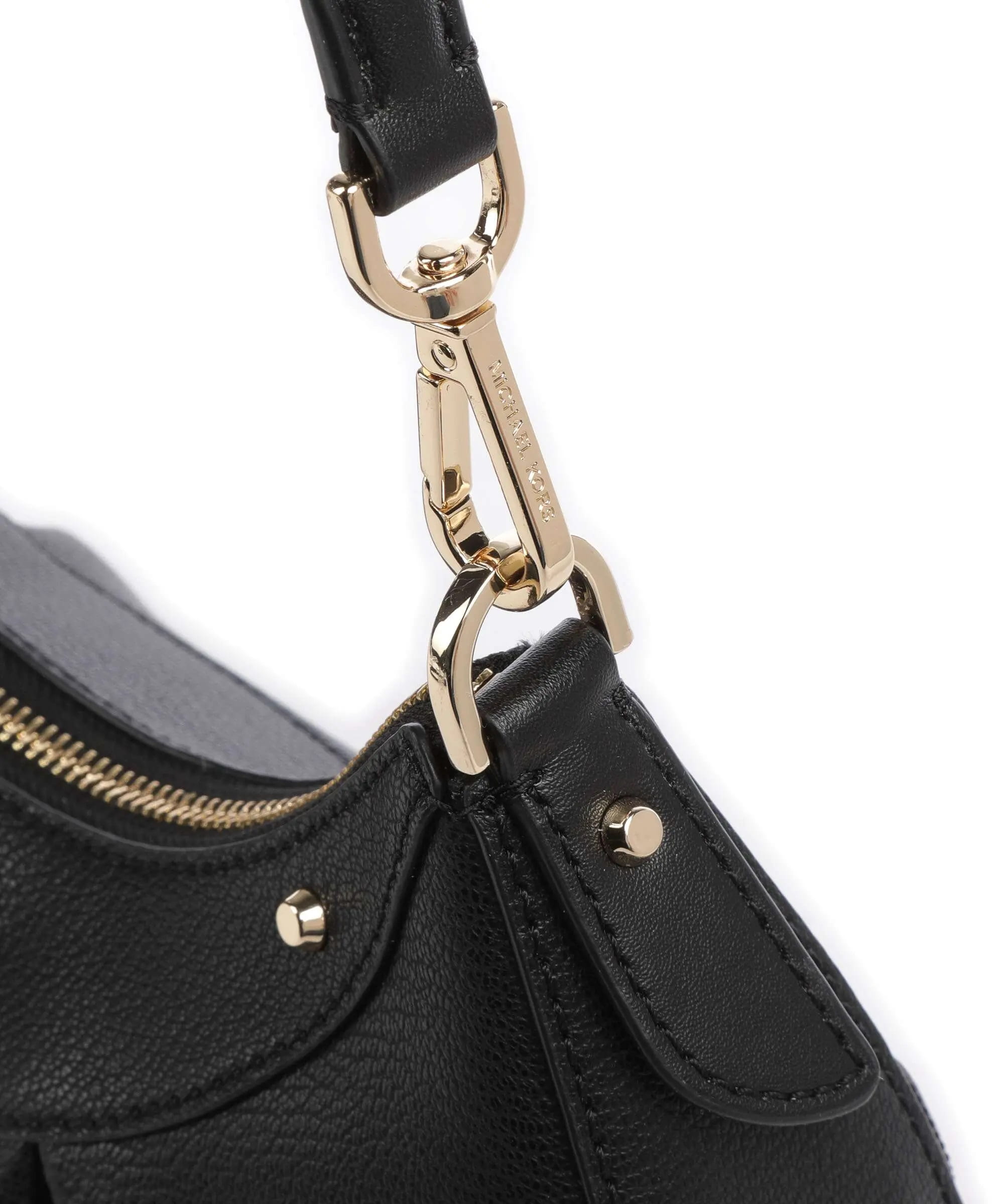 Túi xách MK nữ Michael Kors Enzo Small Convertible Pouchette Crossbody Bag Black 10