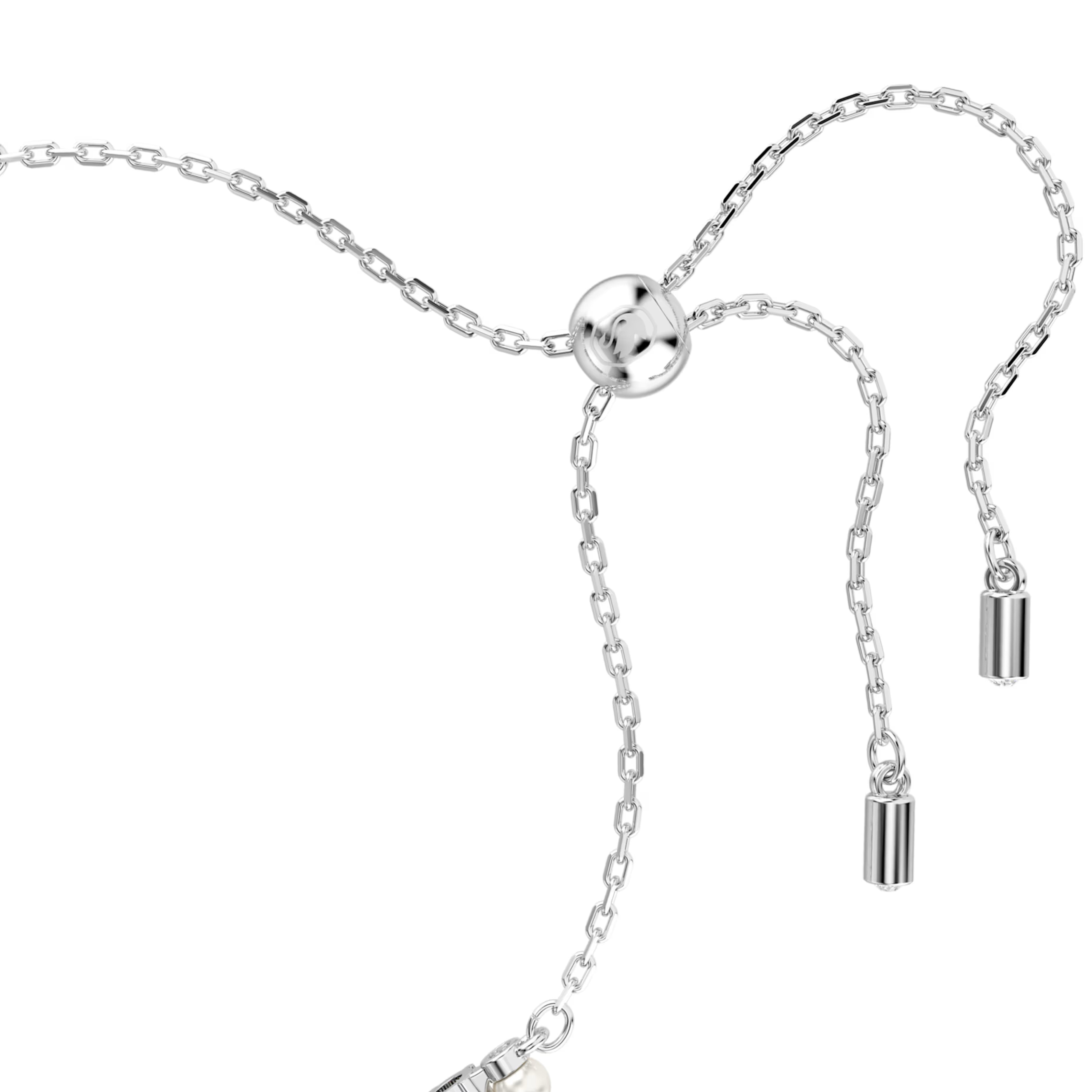 Vòng tay Swarovski Matrix Bracelet Crystal Pearl Round Cut White Rhodium Plated 5689633 3