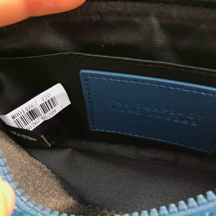 Túi đeo chéo nữ Marc Jacobs da thật màu xanh dương | Túi xách Snapshot Camera bag mẫu mới nhất 8