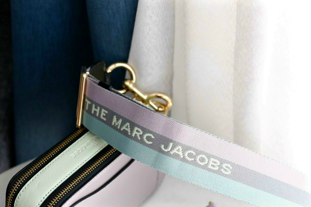 Túi đeo chéo nữ Marc Jacobs da thật màu tím | Túi xách Snapshot Camera bag mẫu mới nhất 7