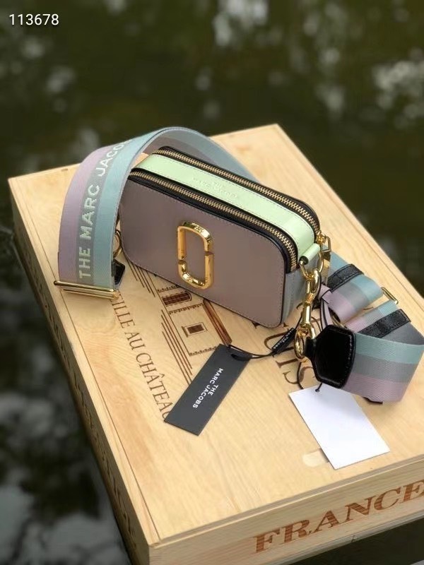 Túi đeo chéo nữ Marc Jacobs da thật màu tím | Túi xách Snapshot Camera bag mẫu mới nhất 20