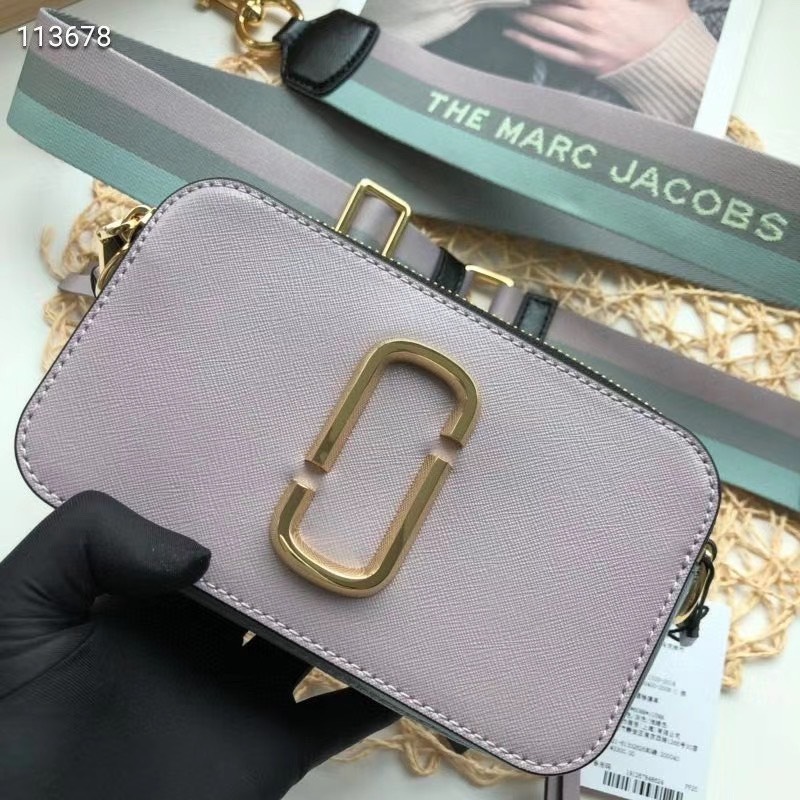Túi đeo chéo nữ Marc Jacobs da thật màu tím | Túi xách Snapshot Camera bag mẫu mới nhất 21