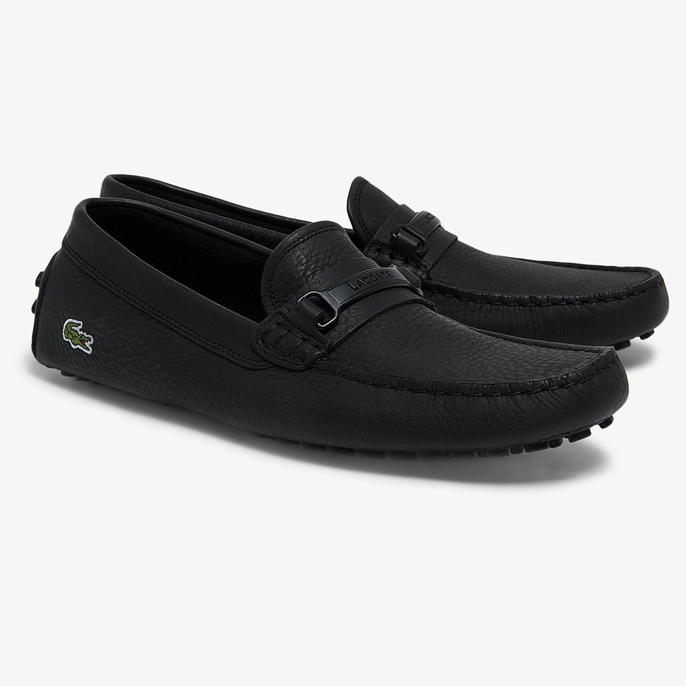 GIÀY NAM LACOSTE ANSTED MEN’S LEATHER LOAFERS IN BLACK 3