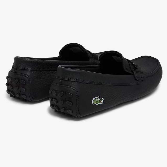 GIÀY NAM LACOSTE ANSTED MEN’S LEATHER LOAFERS IN BLACK 9