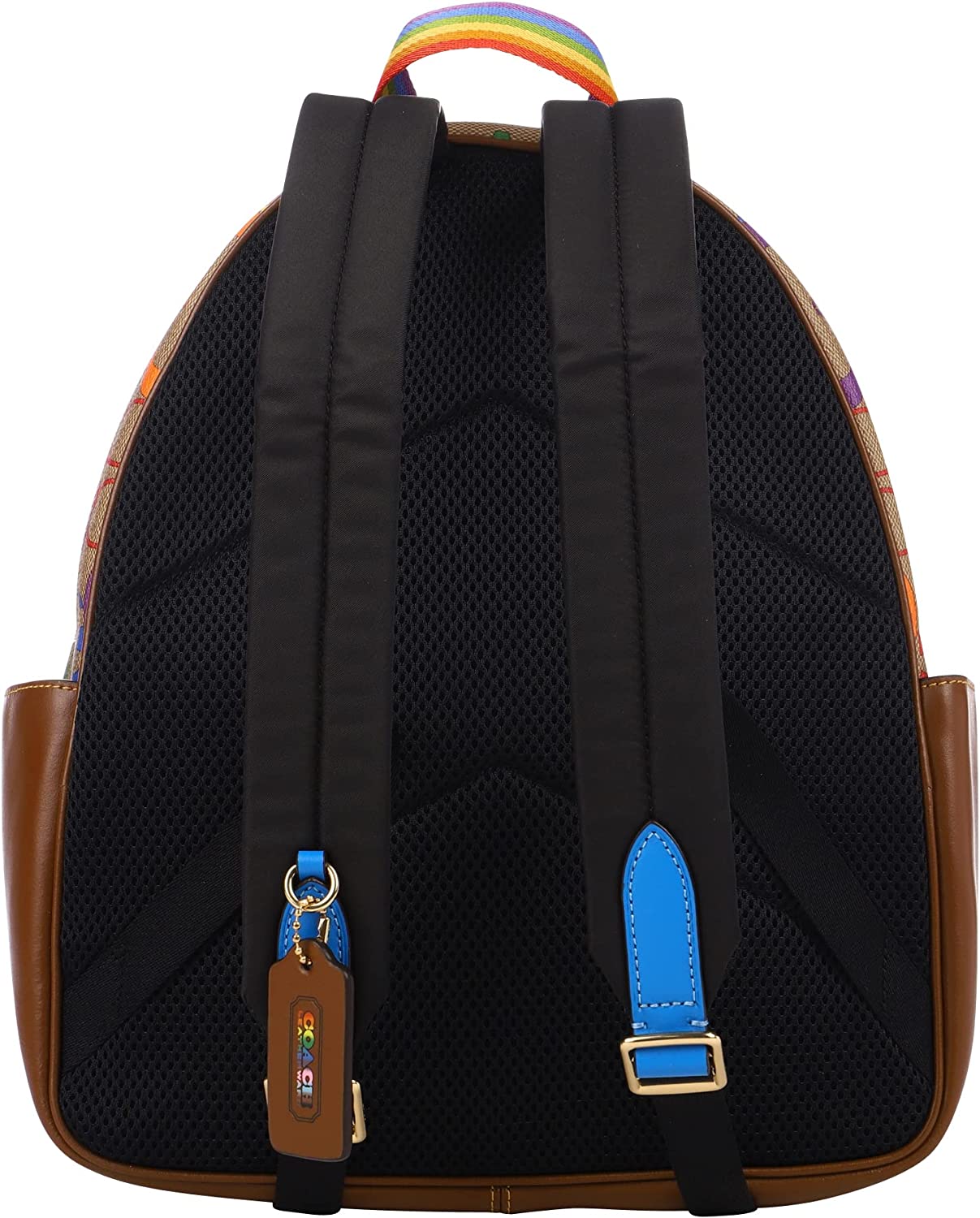 BALO NỮ COACH COURT BACKPACK IN RAINBOW SIGNATURE CANVAS CA140 1
