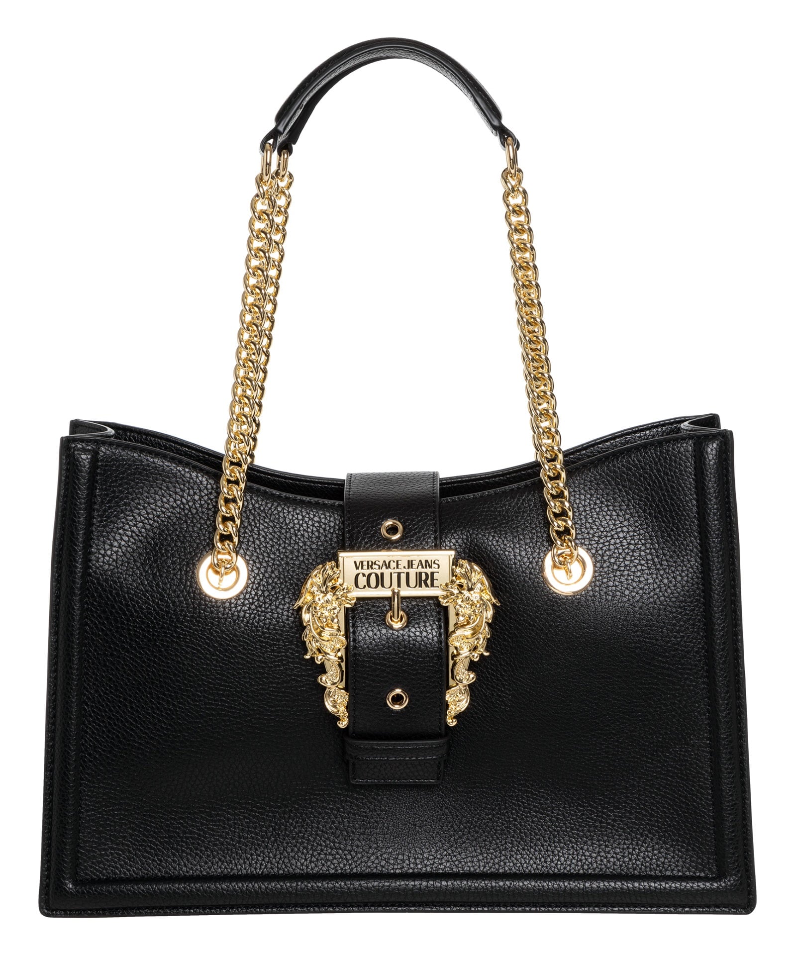 TÚI XÁCH NỮ VERSACE JEANS COUTURE BAROQUE BUCKLE TOTE BAG 75VA4BFE 4