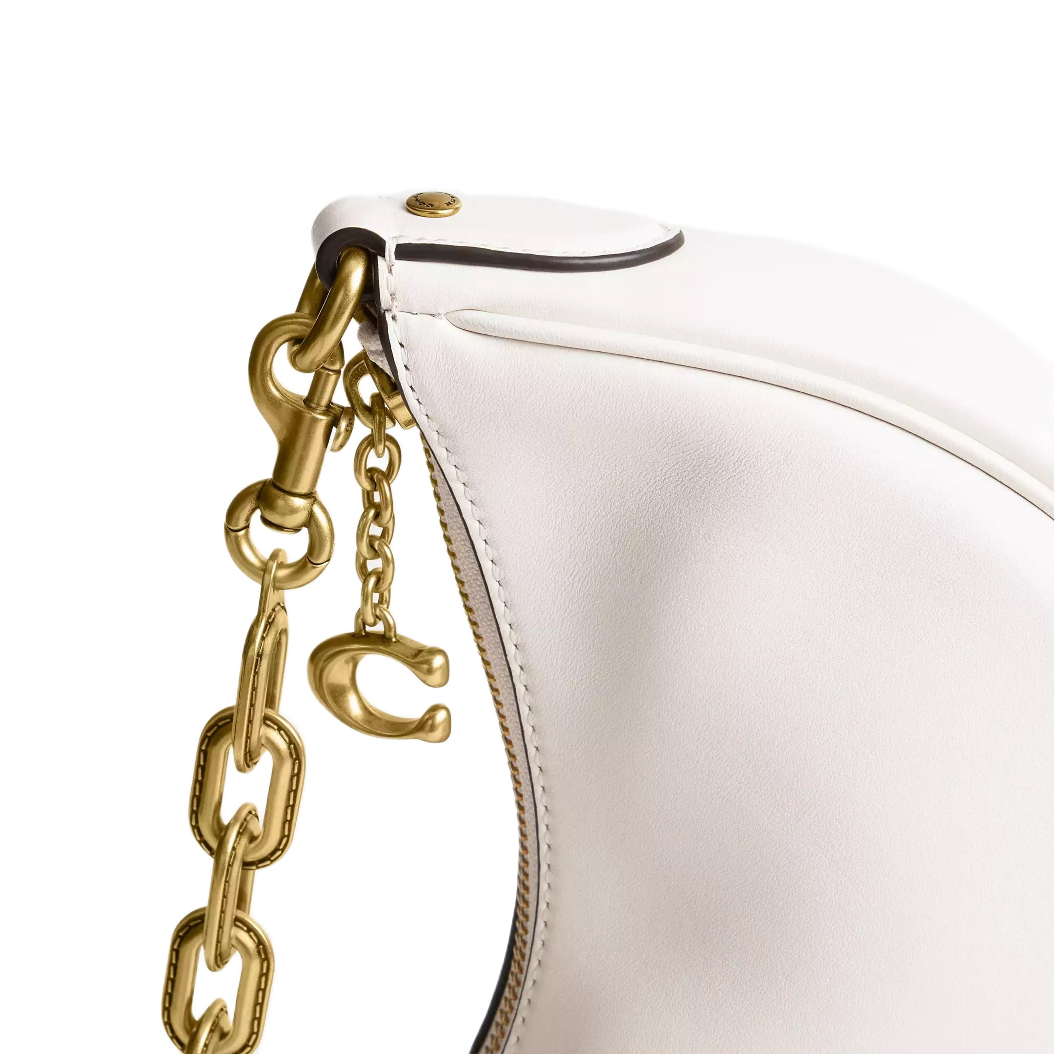 Túi đeo vai Coach Mira Shoulder Bag Brass Chalk CM583 4