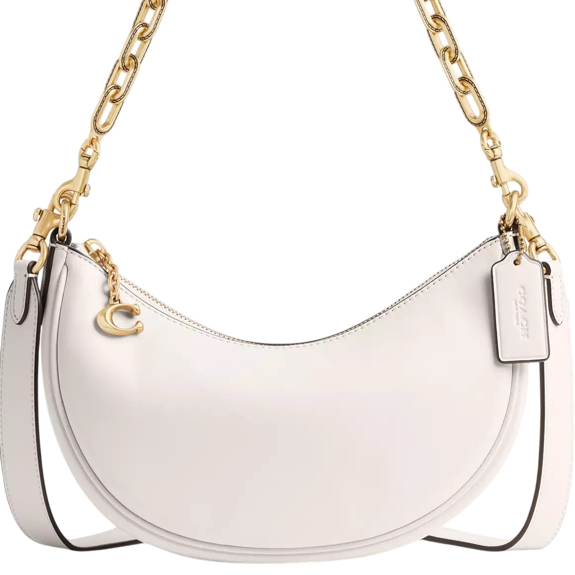 Túi đeo vai Coach Mira Shoulder Bag Brass Chalk CM583 5