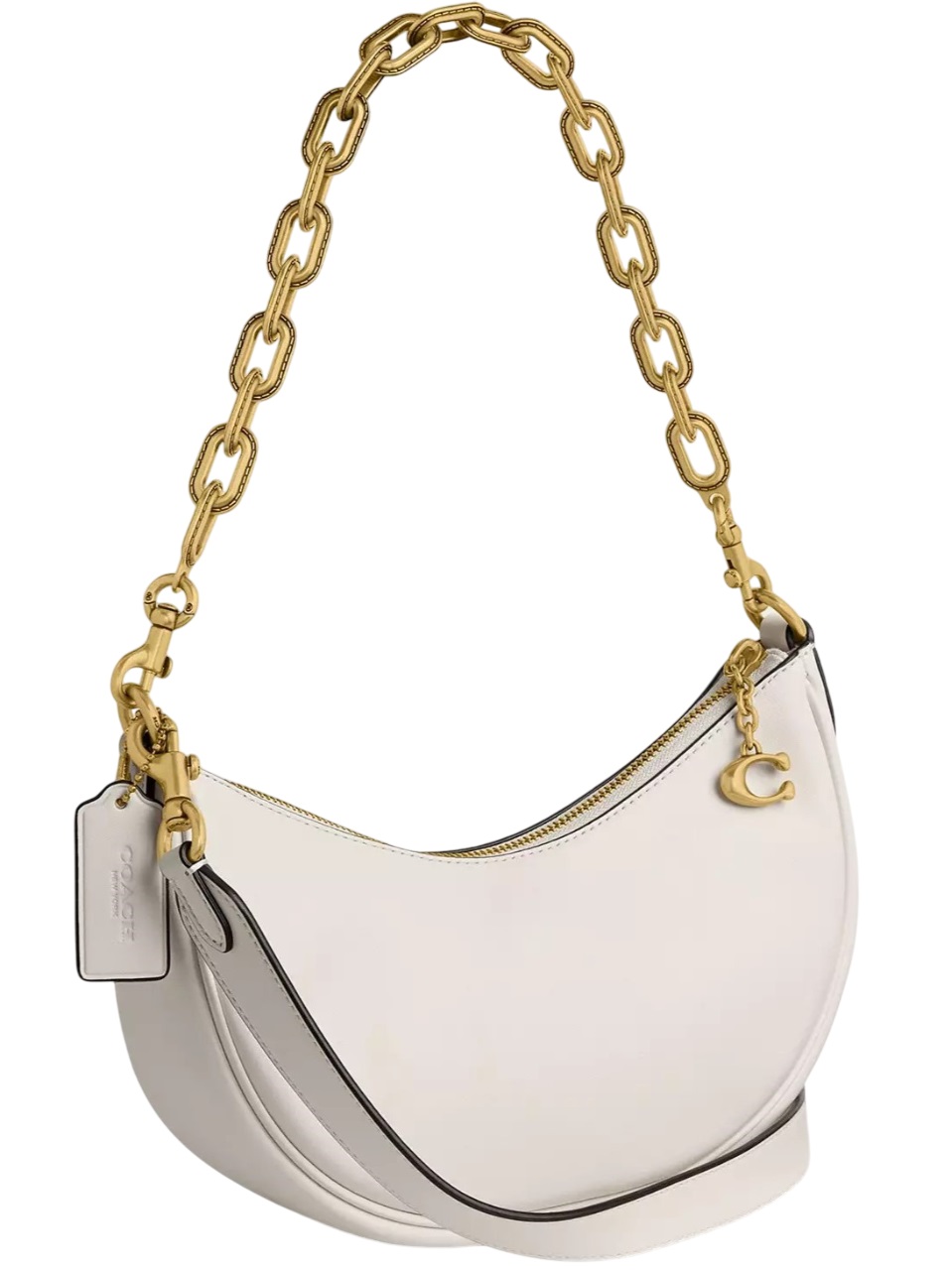 Túi đeo vai Coach Mira Shoulder Bag Brass Chalk CM583 10