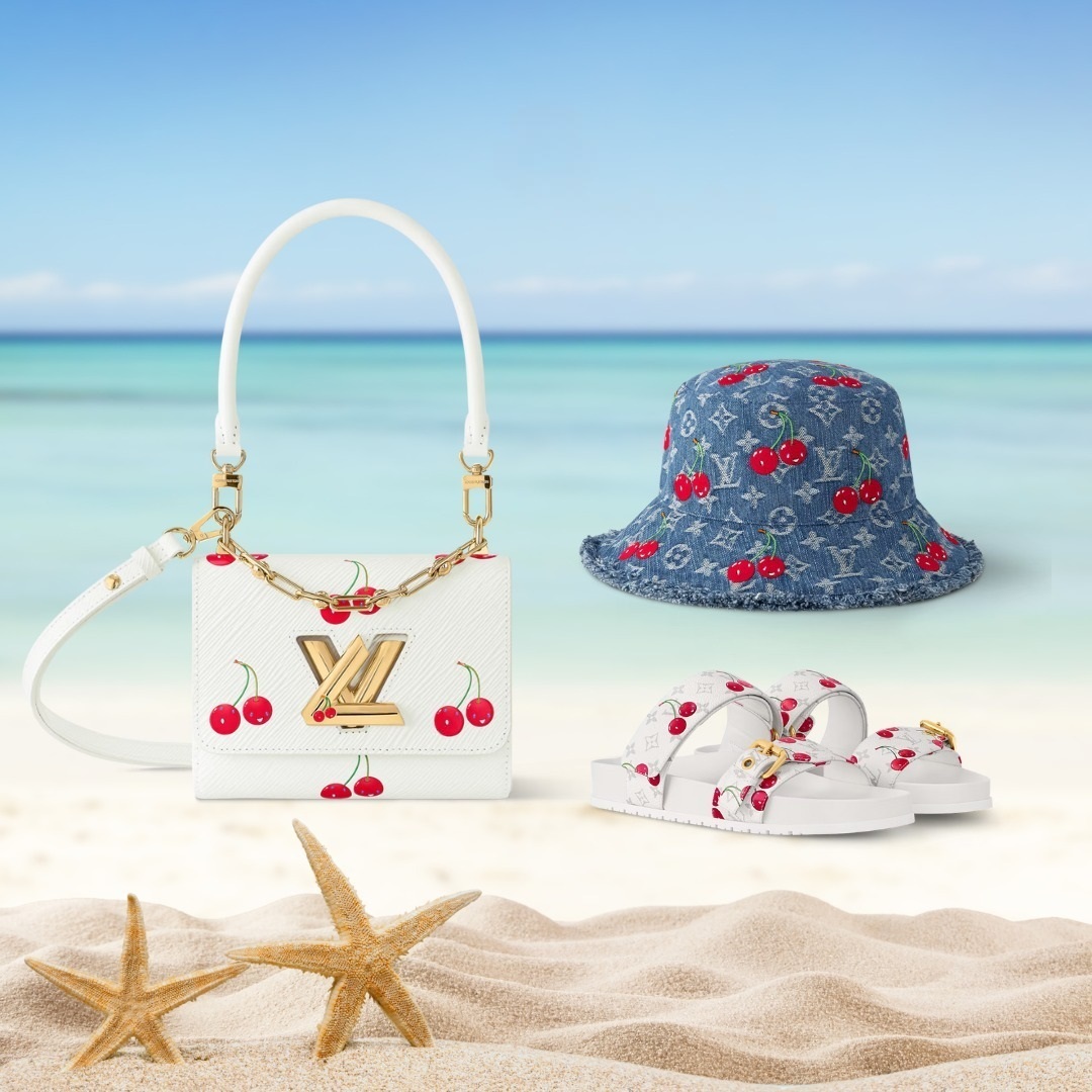 【ルイヴィトン】  LV×TM Denim Cerise Bucket Hat LV x TM Denim Cerise Bucket Hat S00 - Women - Accessories