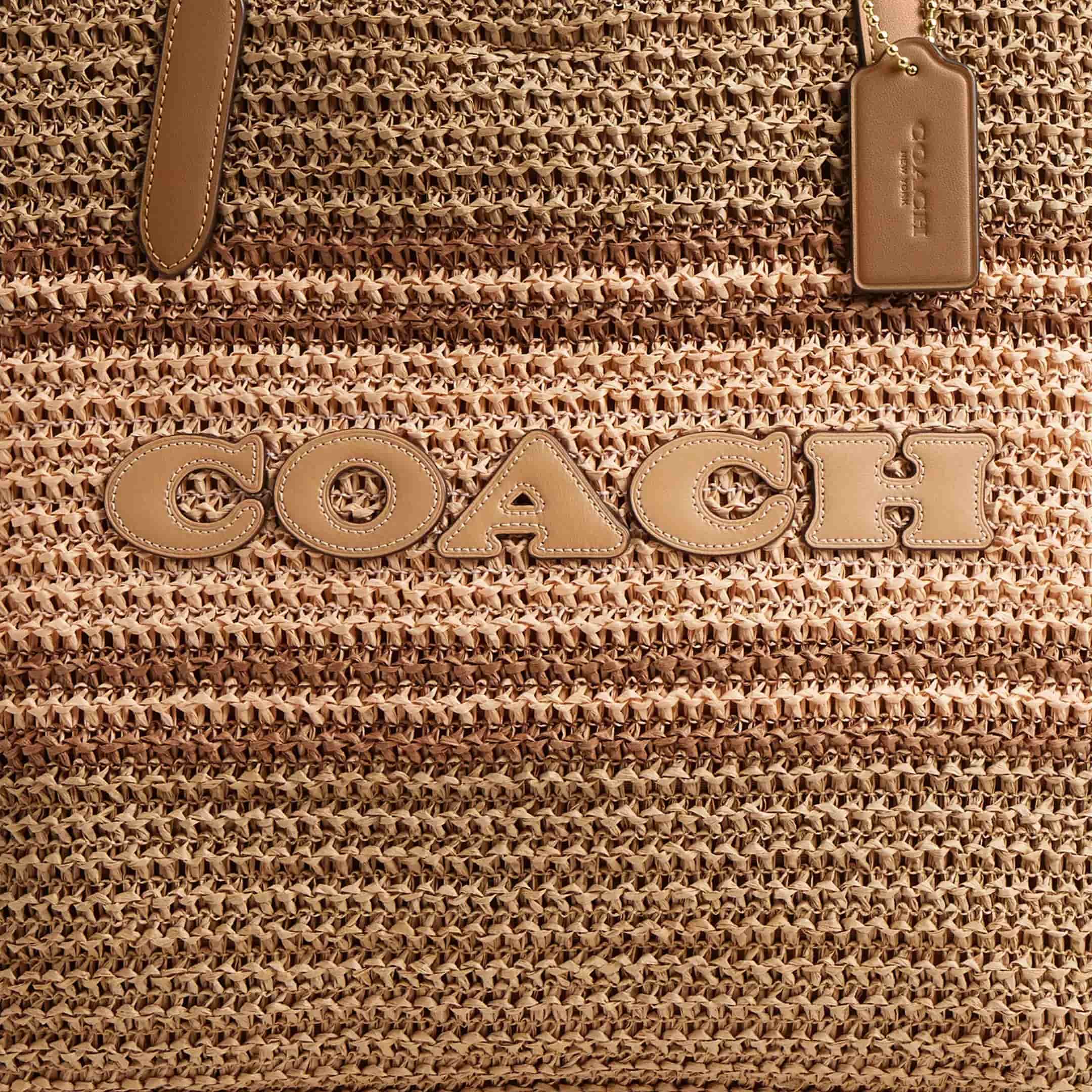 Túi Coach City Tote Bag Honey Brown Multi CBG87 3