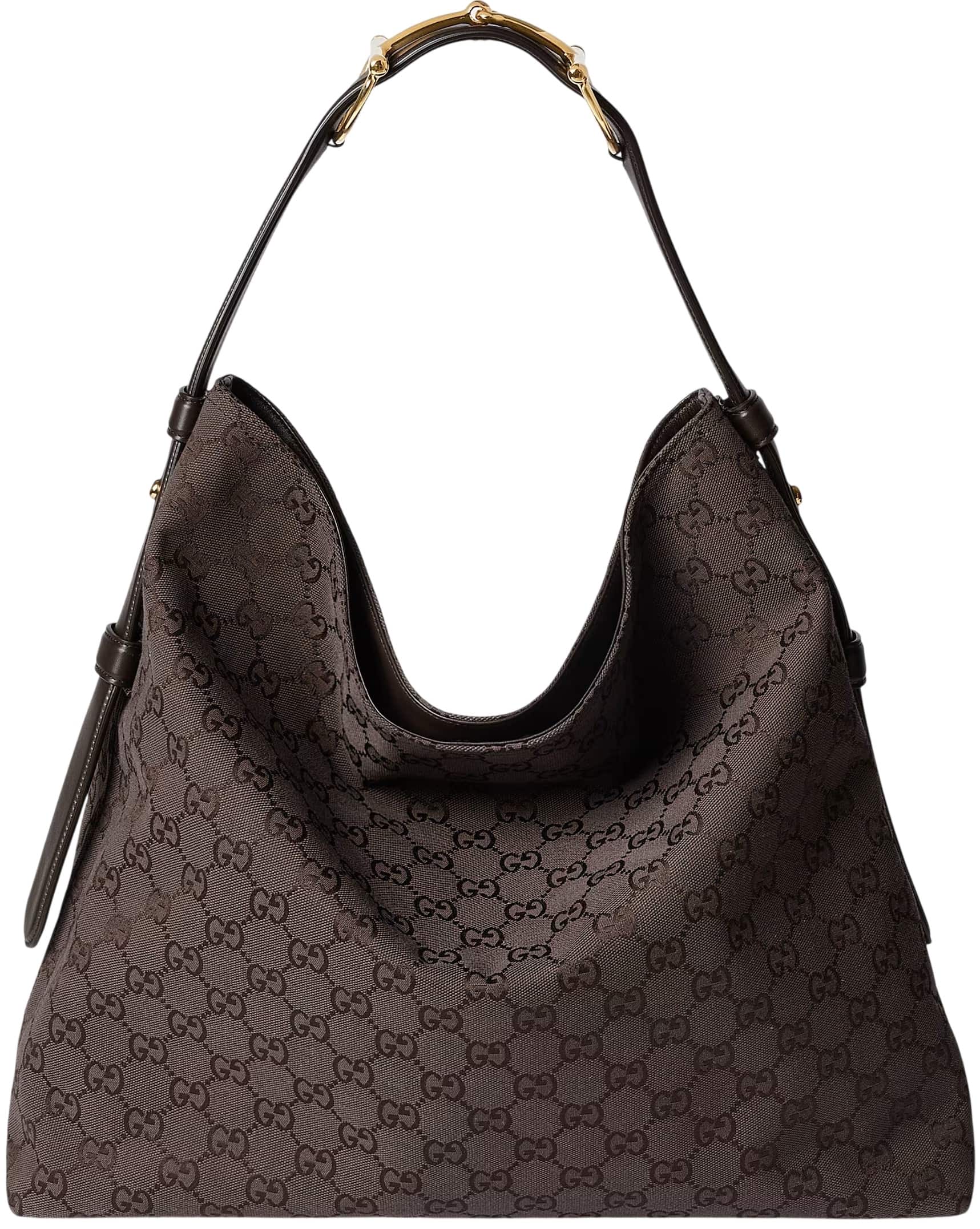 Túi Gucci Beatrix Large Tote Bag Brown and Dark Brown GG Canvas 2