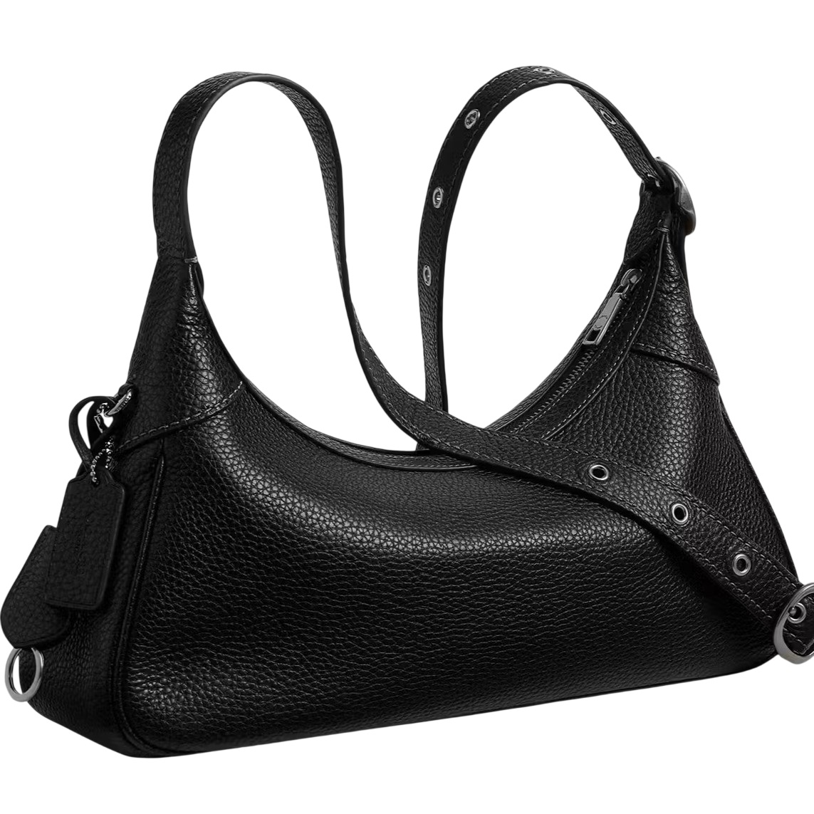 Túi xách nữ Coach Ella Small Shoulder Bag Black CDV36 2