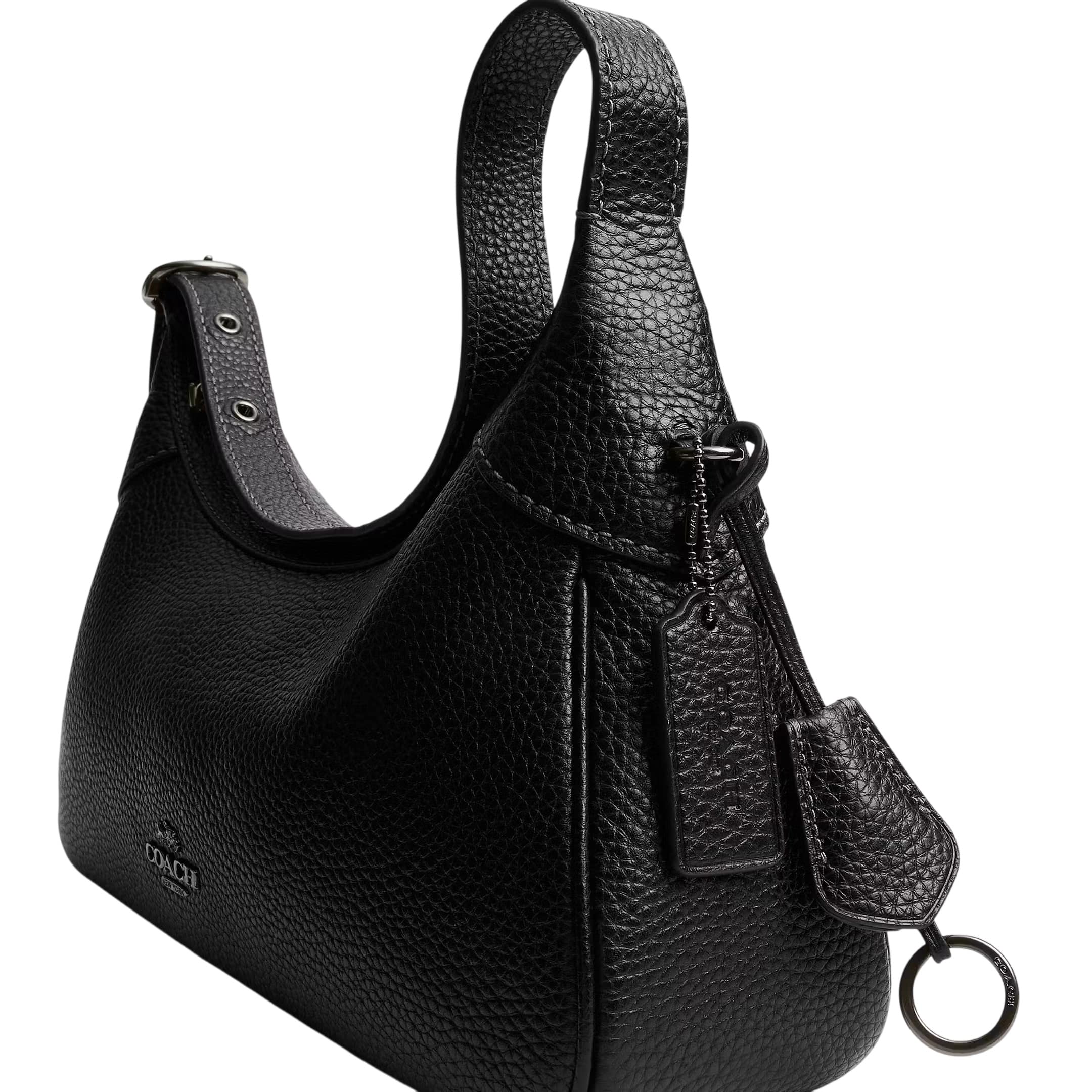 Túi xách nữ Coach Ella Small Shoulder Bag Black CDV36 3