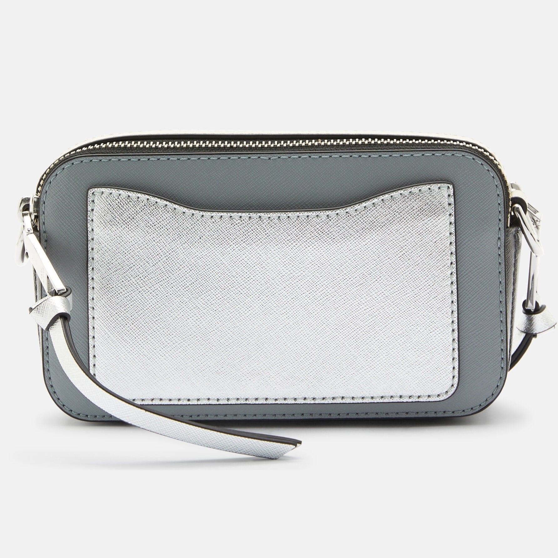 Túi đeo chéo nữ Marc Jacobs màu xám The Snapshot Crossbody Bag In Wolf Grey Multi 3