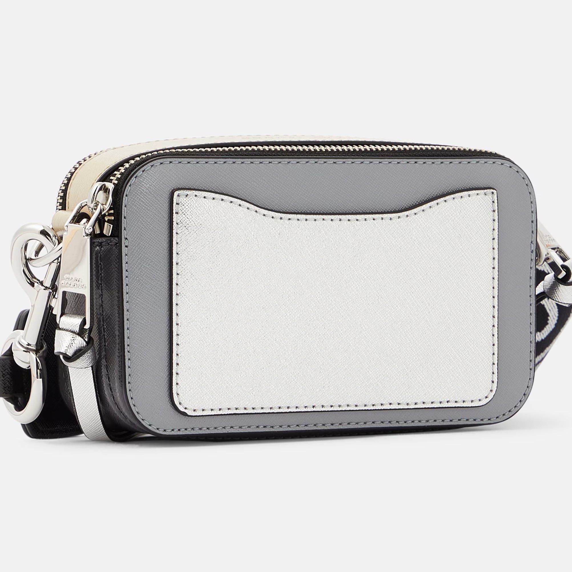 Túi đeo chéo nữ Marc Jacobs màu xám The Snapshot Crossbody Bag In Wolf Grey Multi 8