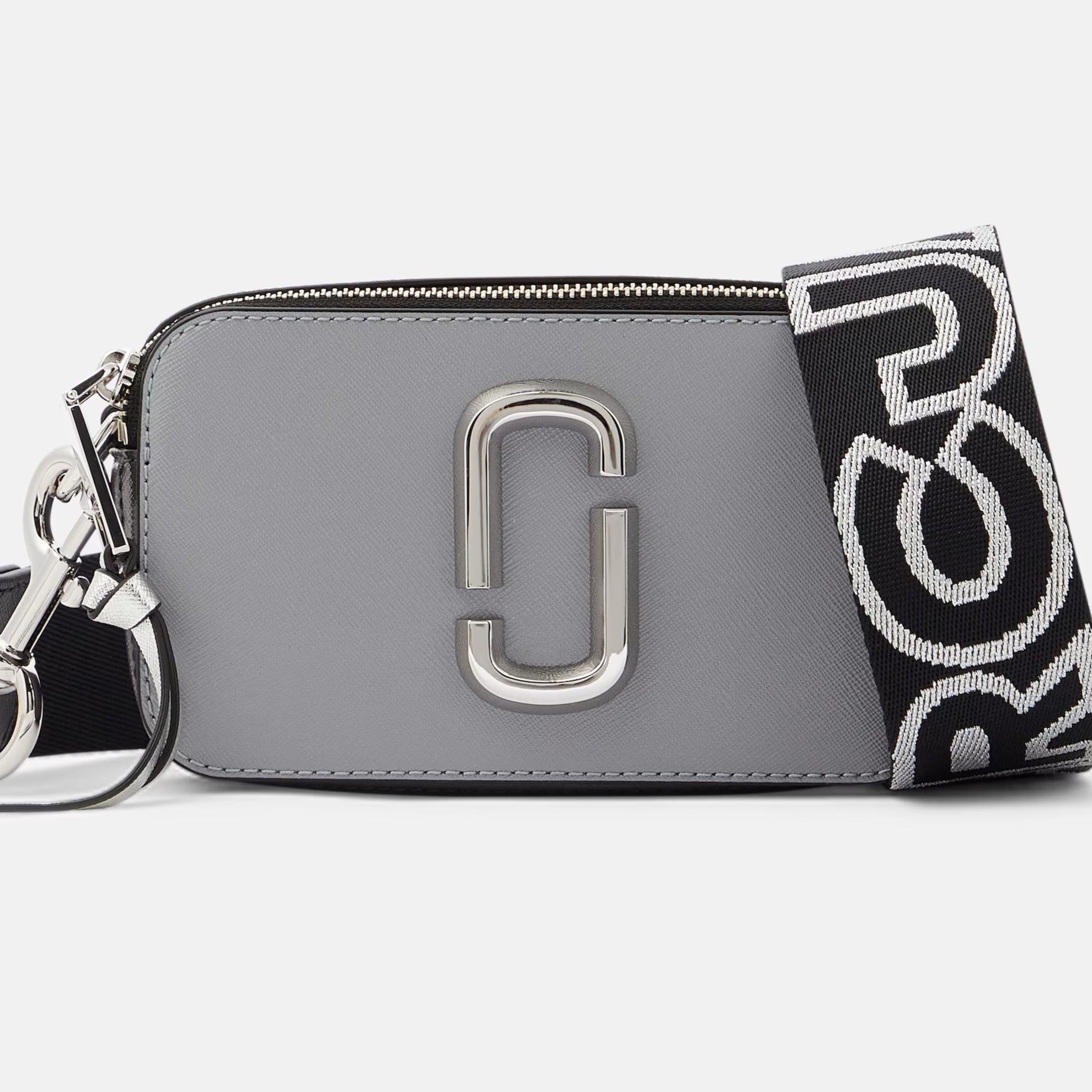 Túi đeo chéo nữ Marc Jacobs màu xám The Snapshot Crossbody Bag In Wolf Grey Multi 18