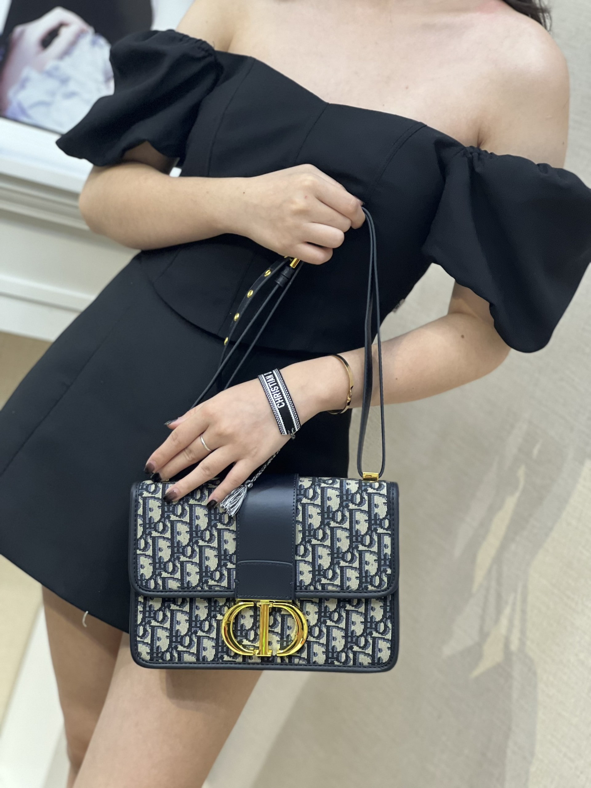 TÚI Dior Blush 30 Montaigne Shiny Crinkled Lambskin Box Bag  Centimetvn