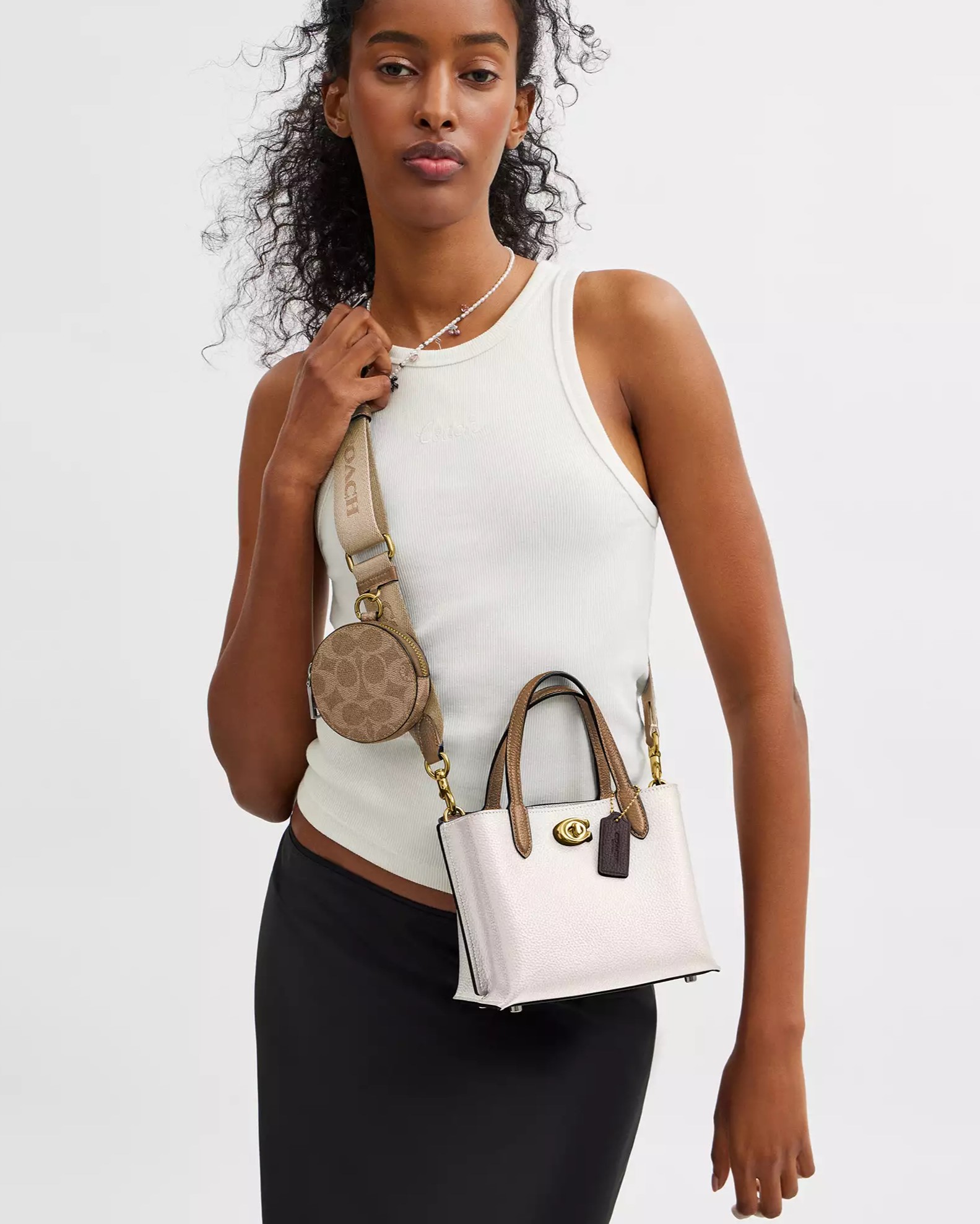 Túi xách nữ Willow Tote Bag 18 Chalk Multi CW549 4