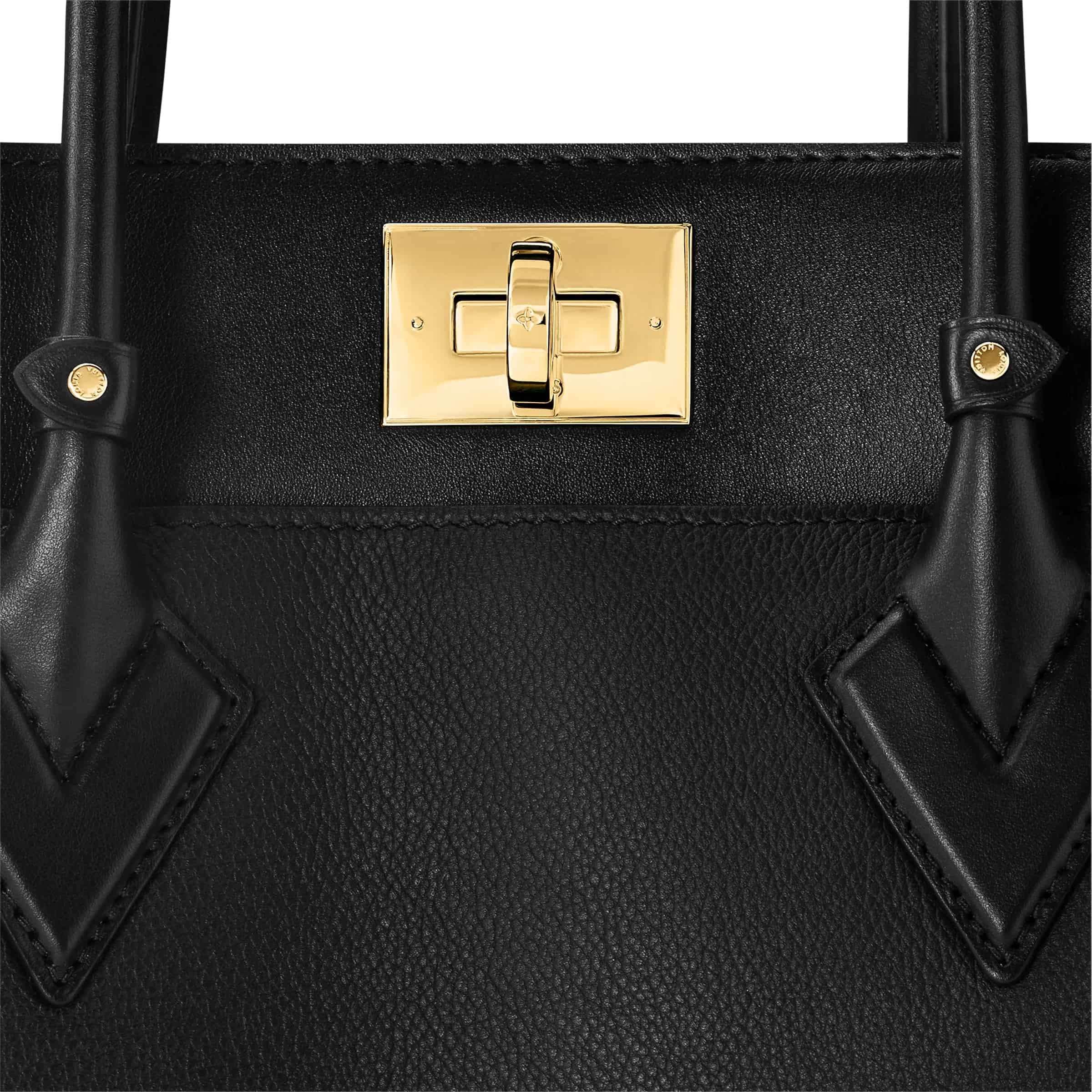 Túi Louis Vuitton On My Side MM Black 6
