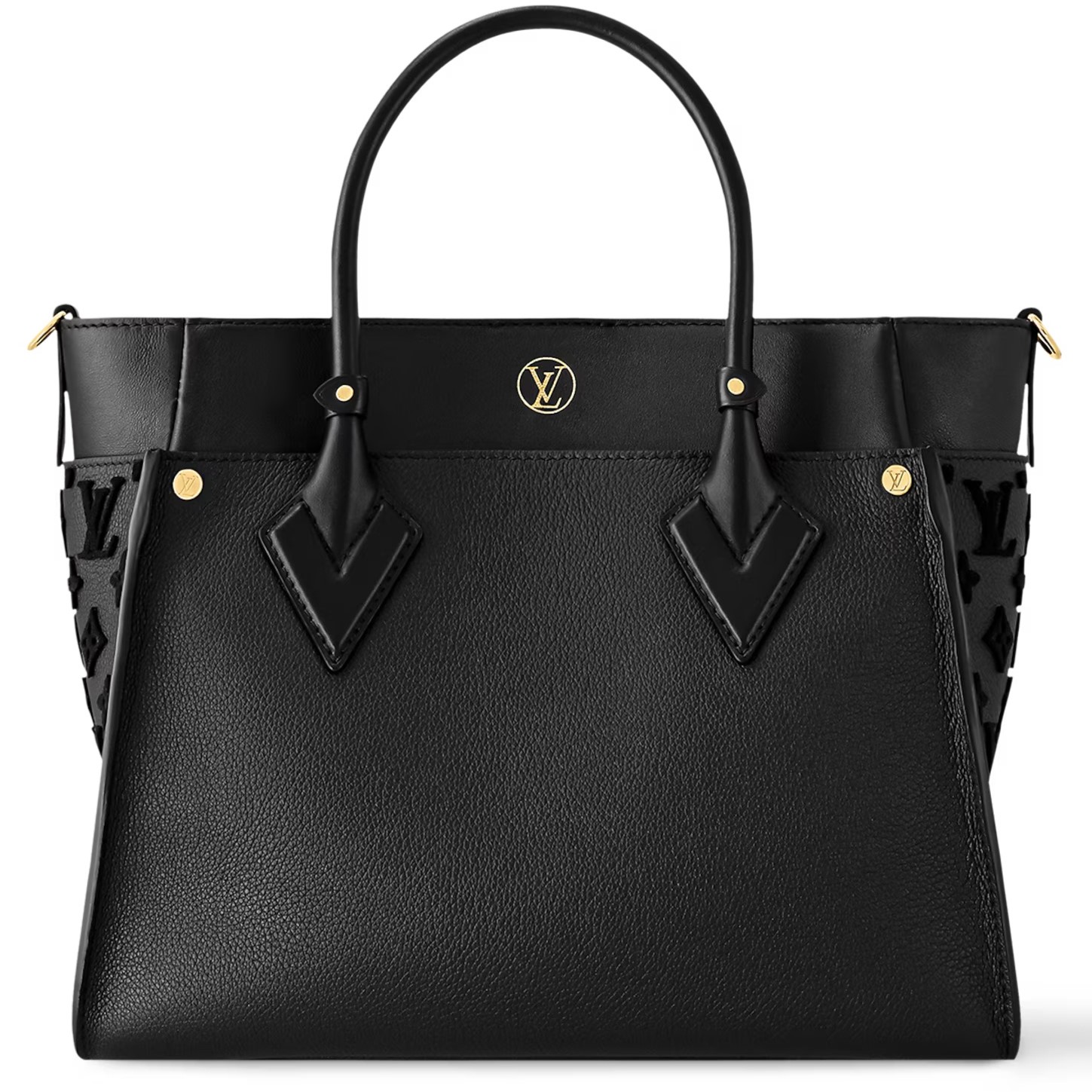 Túi Louis Vuitton On My Side MM Black 7