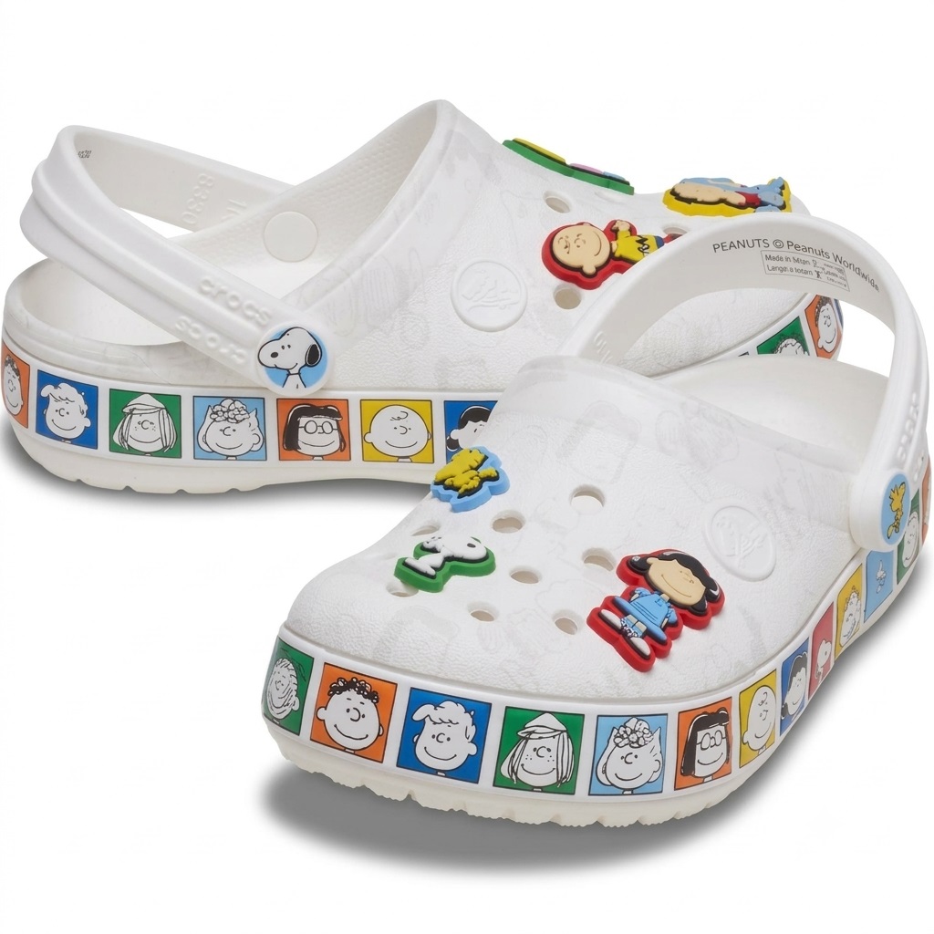 Giày Clog Crocs Crocband Peanuts 212116-90H 4