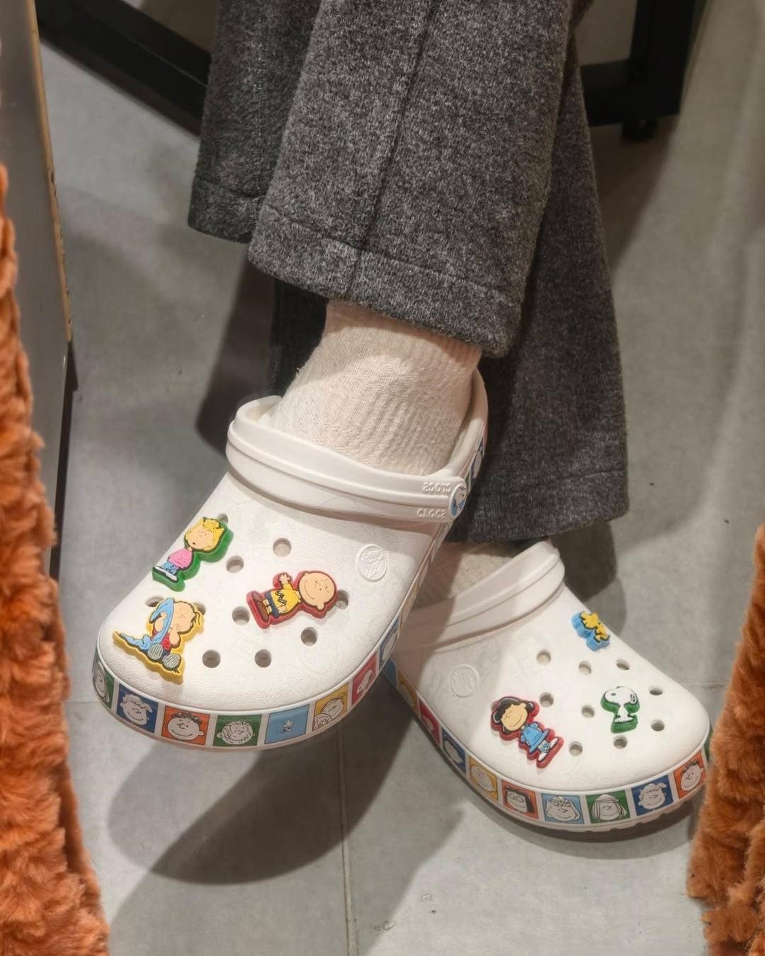 Giày Clog Crocs Crocband Peanuts 212116-90H 15