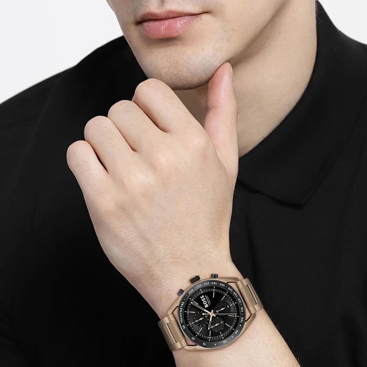 Đồng hồ Hugo Boss Centre Court Bronze Stainless Strap Bracelet Watch 1514027 6