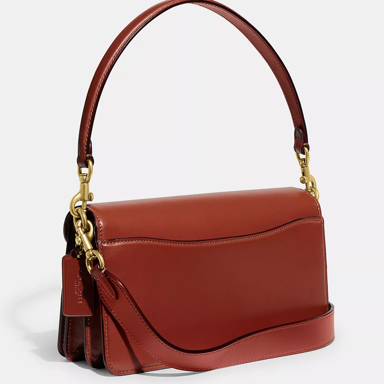 TÚI KẸP NÁCH COACH NỮ TABBY SHOULDER BAG 26 IN SIGNATURE COATED CANVAS AND REFINED CALF LEATHER CI032 4