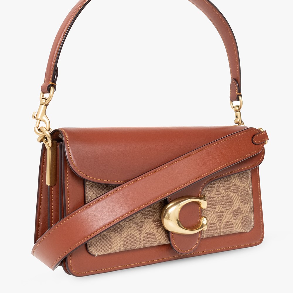 TÚI KẸP NÁCH COACH NỮ TABBY SHOULDER BAG 26 IN SIGNATURE COATED CANVAS AND REFINED CALF LEATHER CI032 14