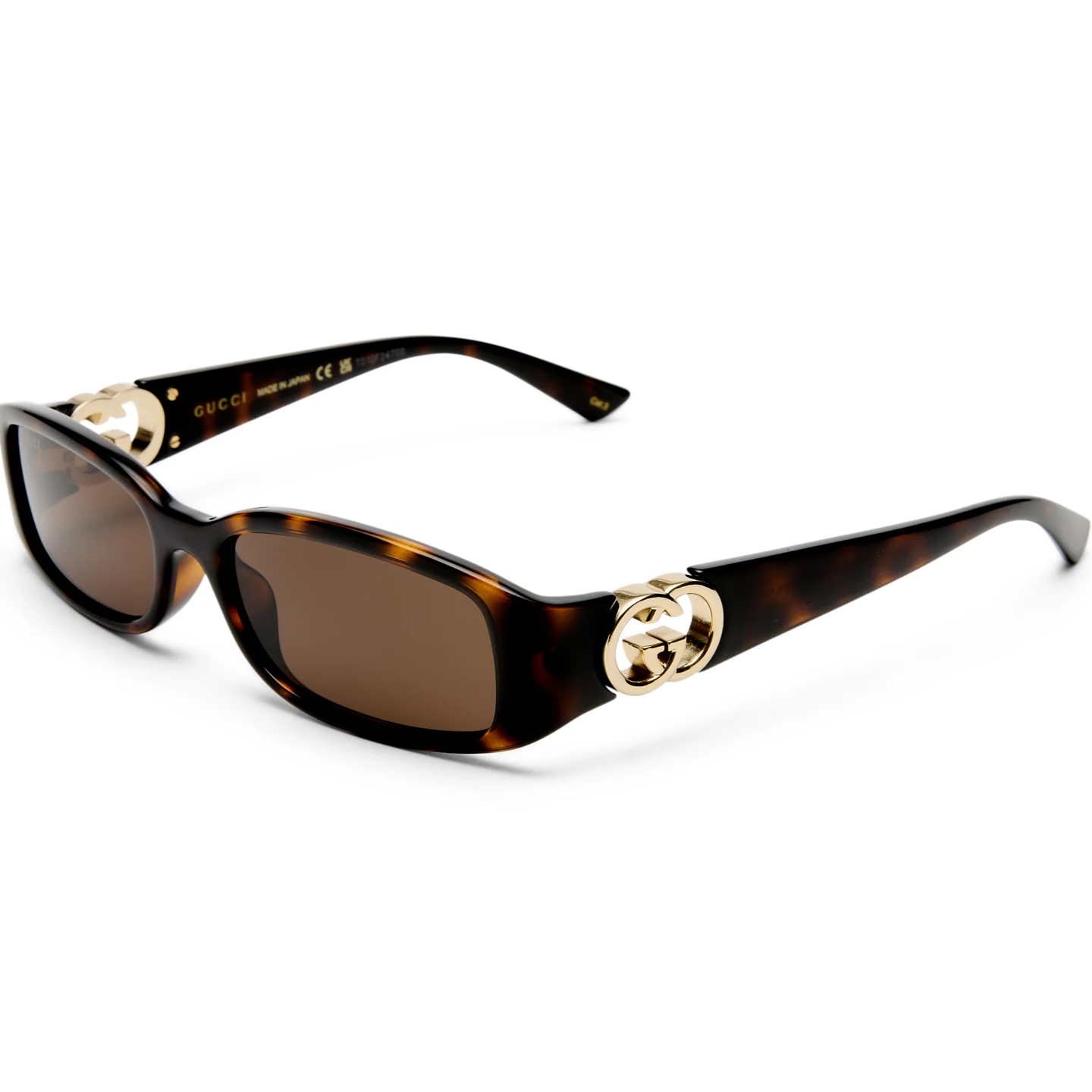 Mắt kính Gucci Rectangular Frame Sunglasses Dark Tortoiseshell GG1661S 7