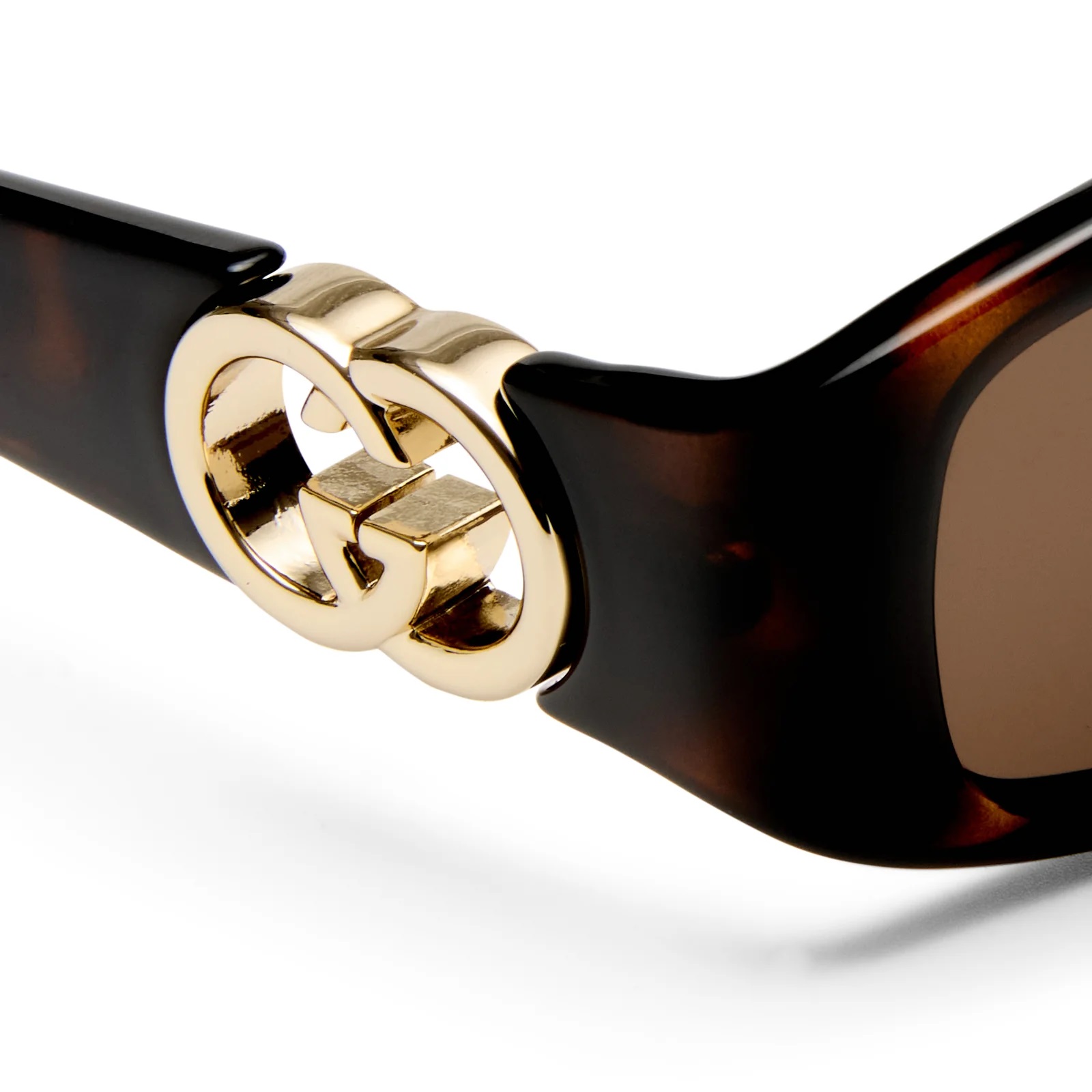 Mắt kính Gucci Rectangular Frame Sunglasses Dark Tortoiseshell GG1661S 4