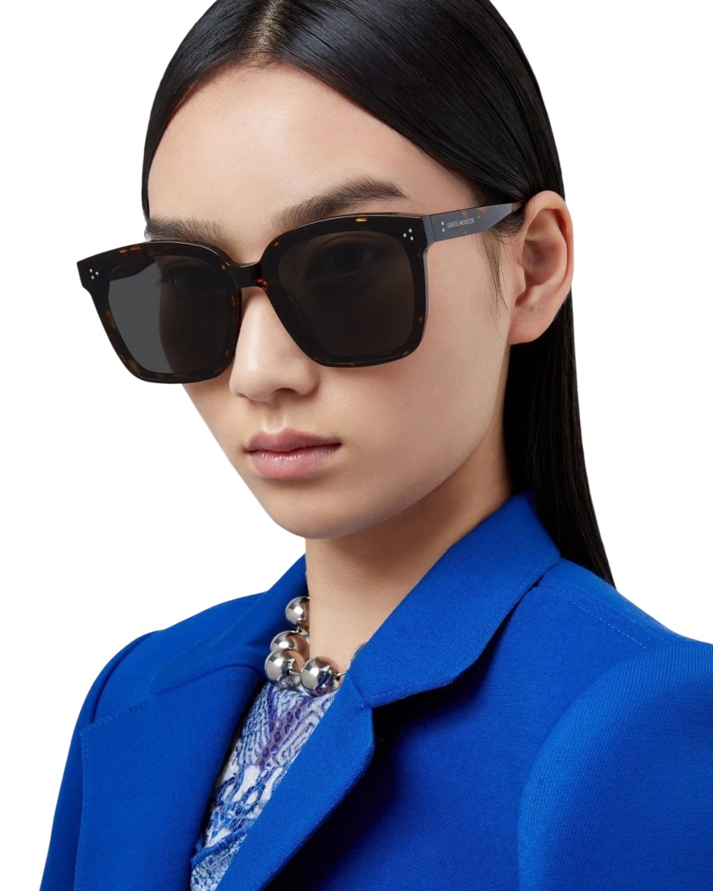 Kính Mát Gentle Monster Dreamer 17 T1 Black Lenses Oversized Square Flatbar Frame 6