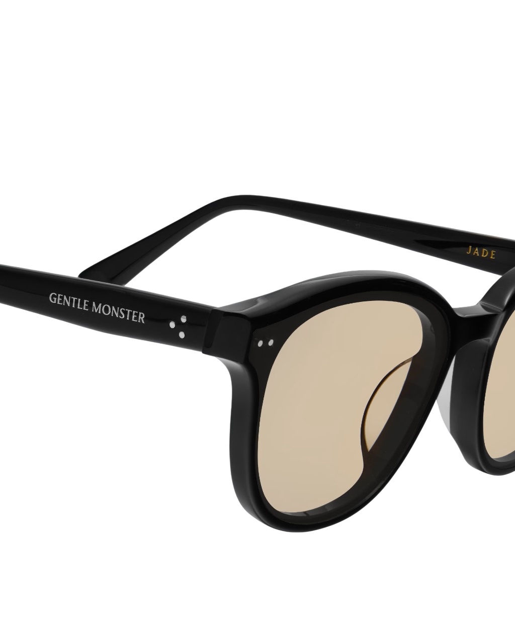 Mắt kính Gentle Monster Jade 01(BR) Brown Lenses Black Acetate Frame 11