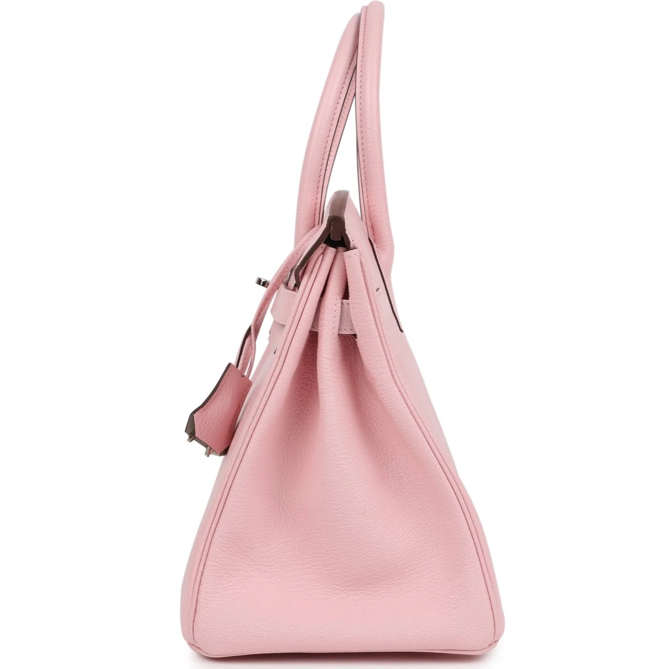 Túi Hermès Birkin 30 Rose Sakura Verso Chèvre Palladium Hardware 2